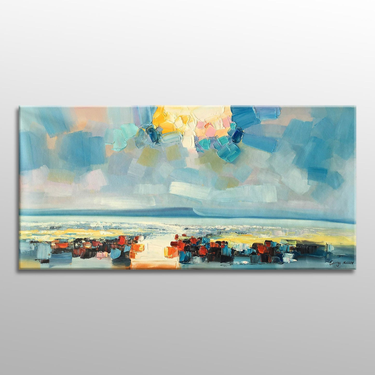 Original Painting, Large Abstract Painting, Canvas Art, Living Room Art, Modern Art, Modern Wall Art, Landscape Painting, Oil Painting