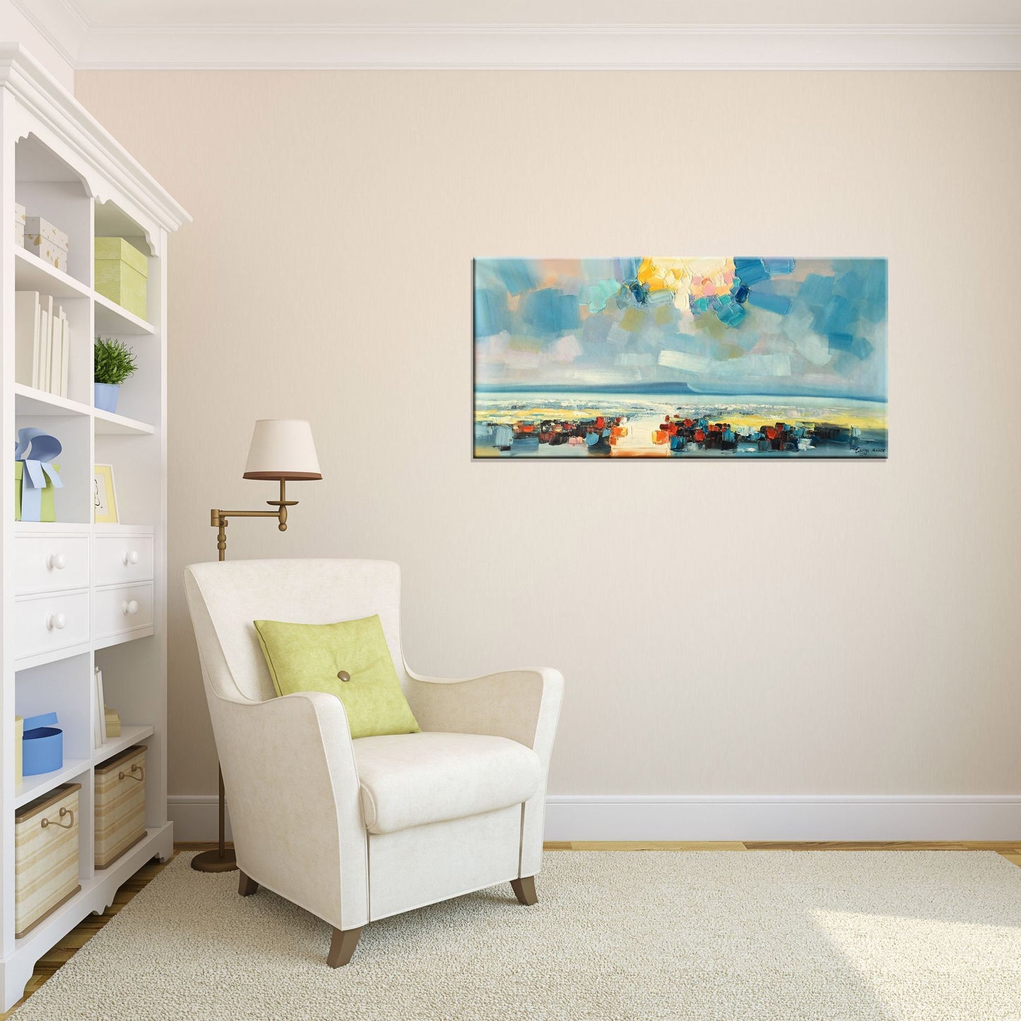 Original Painting, Large Abstract Painting, Canvas Art, Living Room Art, Modern Art, Modern Wall Art, Landscape Painting, Oil Painting