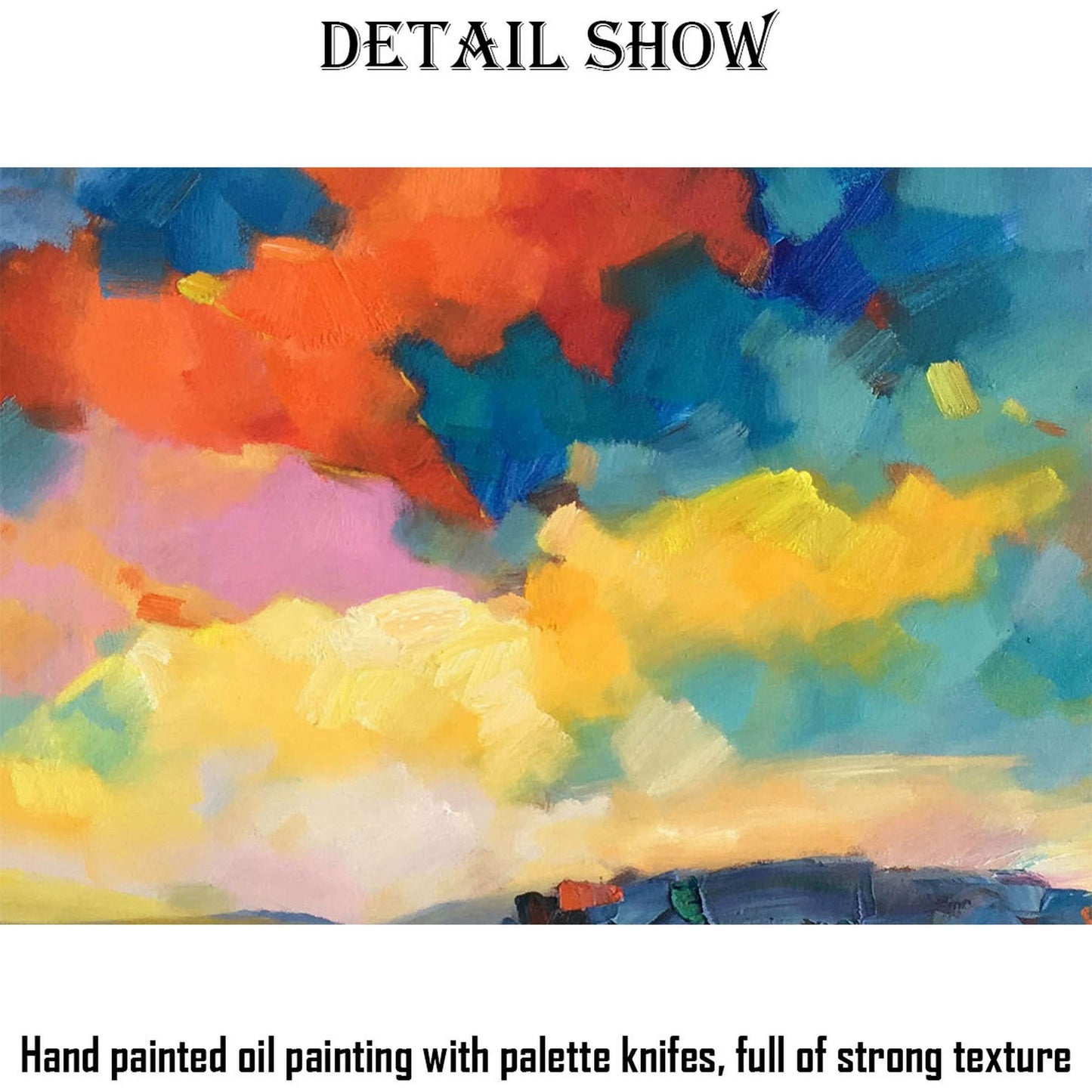 Abstract Landscape Oil Painting, Wall Hanging, Oil Painting, Abstract Original Painting Fluid Wall Art Gold, Oversized Paintings On Canvas