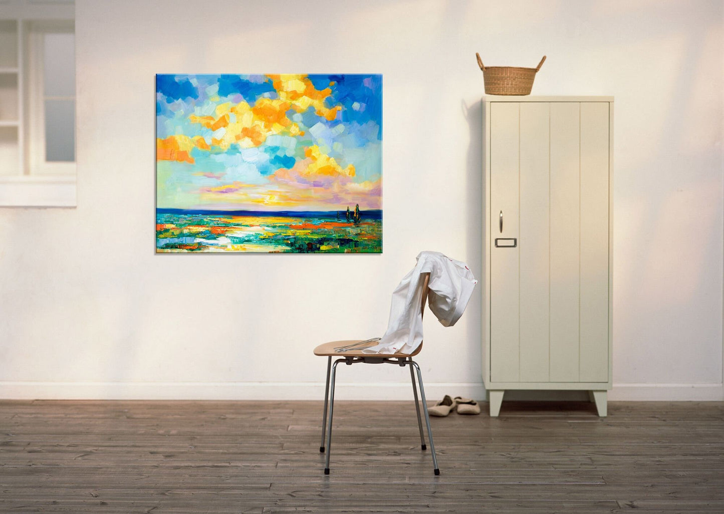 Oil Painting Abstract Landscape, Modern Wall Art, Large Art, Original Artwork, Original Landscape Oil Paintings, Contemporary Painting