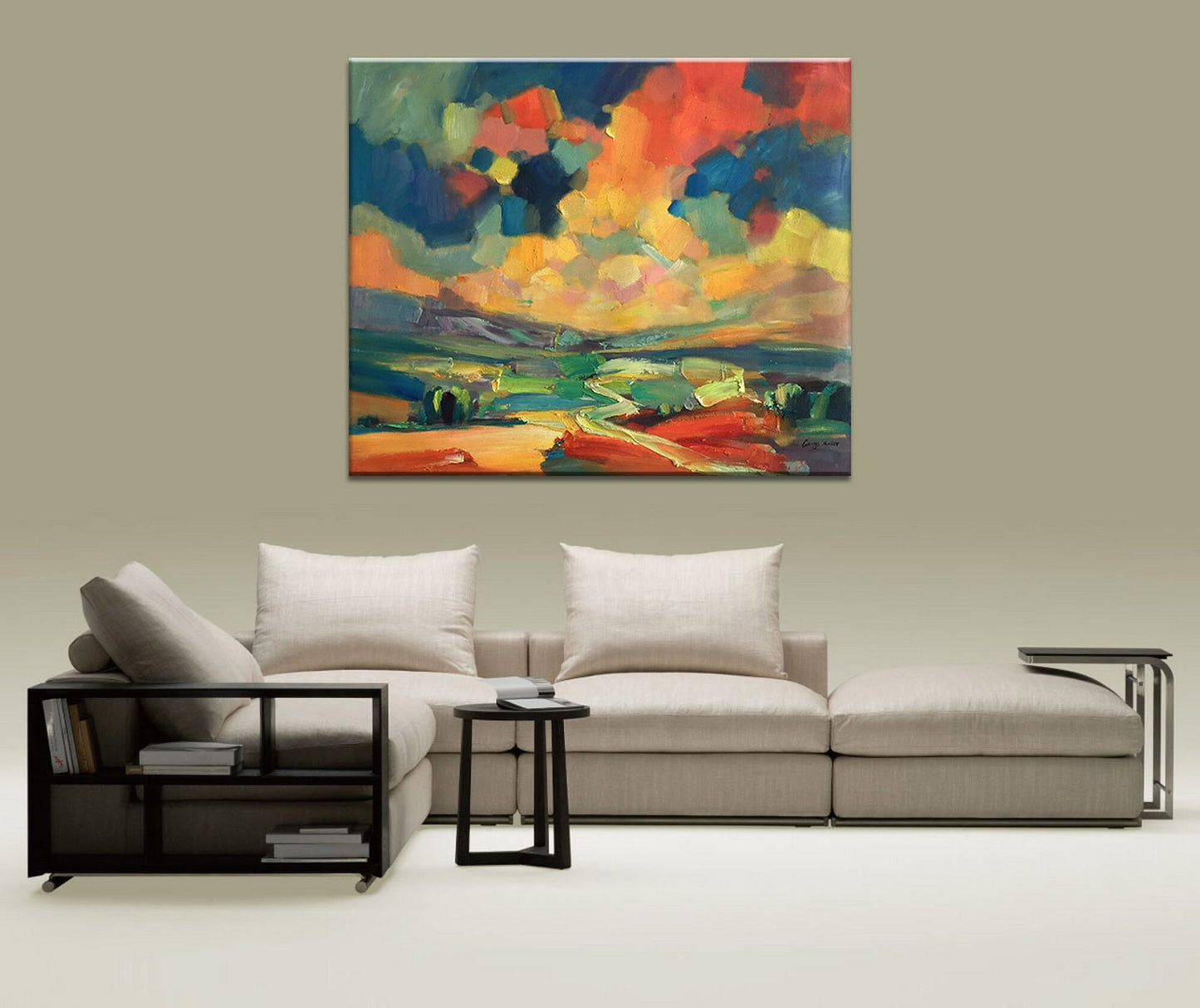 Abstract Oil Painting, Original Abstract Painting, Abstract Canvas Art, Master Bedroom Decor, Modern Wall Art, Large Abstract Painting