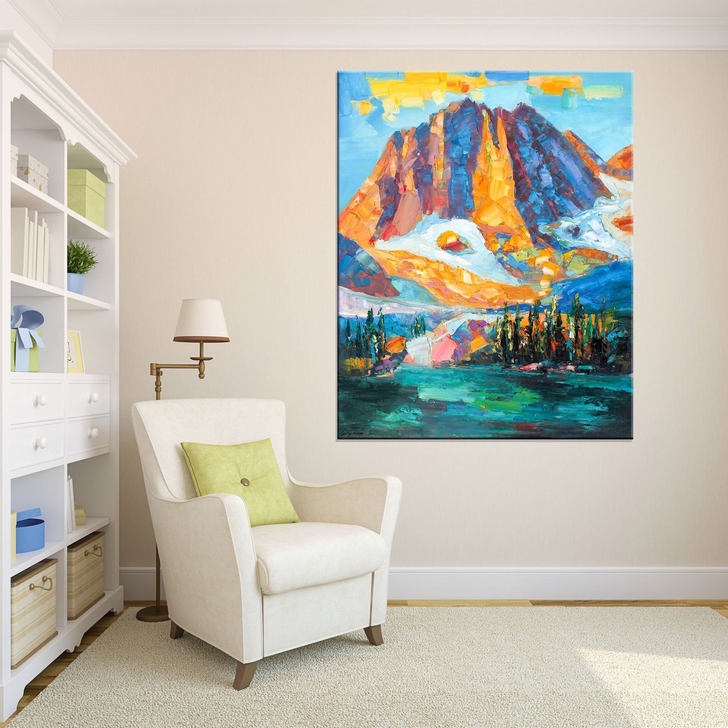 Landscape Oil Painting, Large Wall Art Canvas, Painting Abstract, Large Abstract Art, Original Abstract Painting, Abstract Canvas Painting