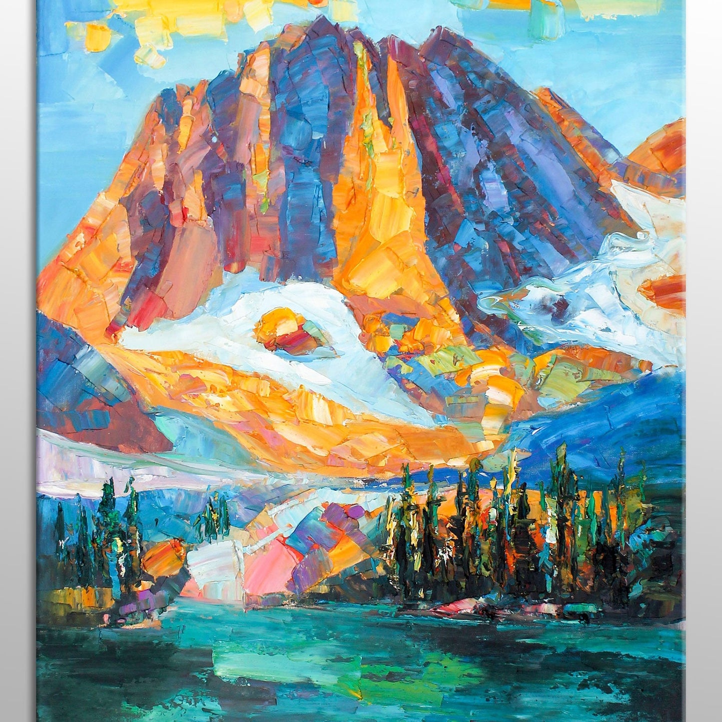 Landscape Oil Painting, Large Wall Art Canvas, Painting Abstract, Large Abstract Art, Original Abstract Painting, Abstract Canvas Painting