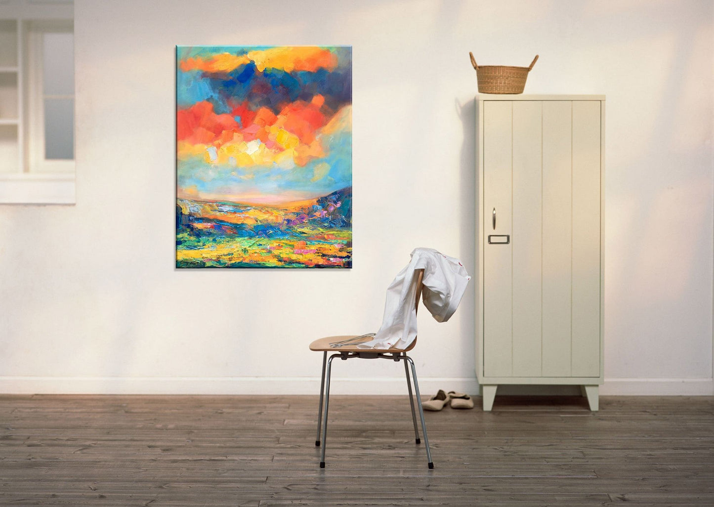 Abstract Landscape Oil Painting, Canvas Painting, Paintings On Canvas, Landscape Wall Art, Oversized Paintings On Canvas, Handmade