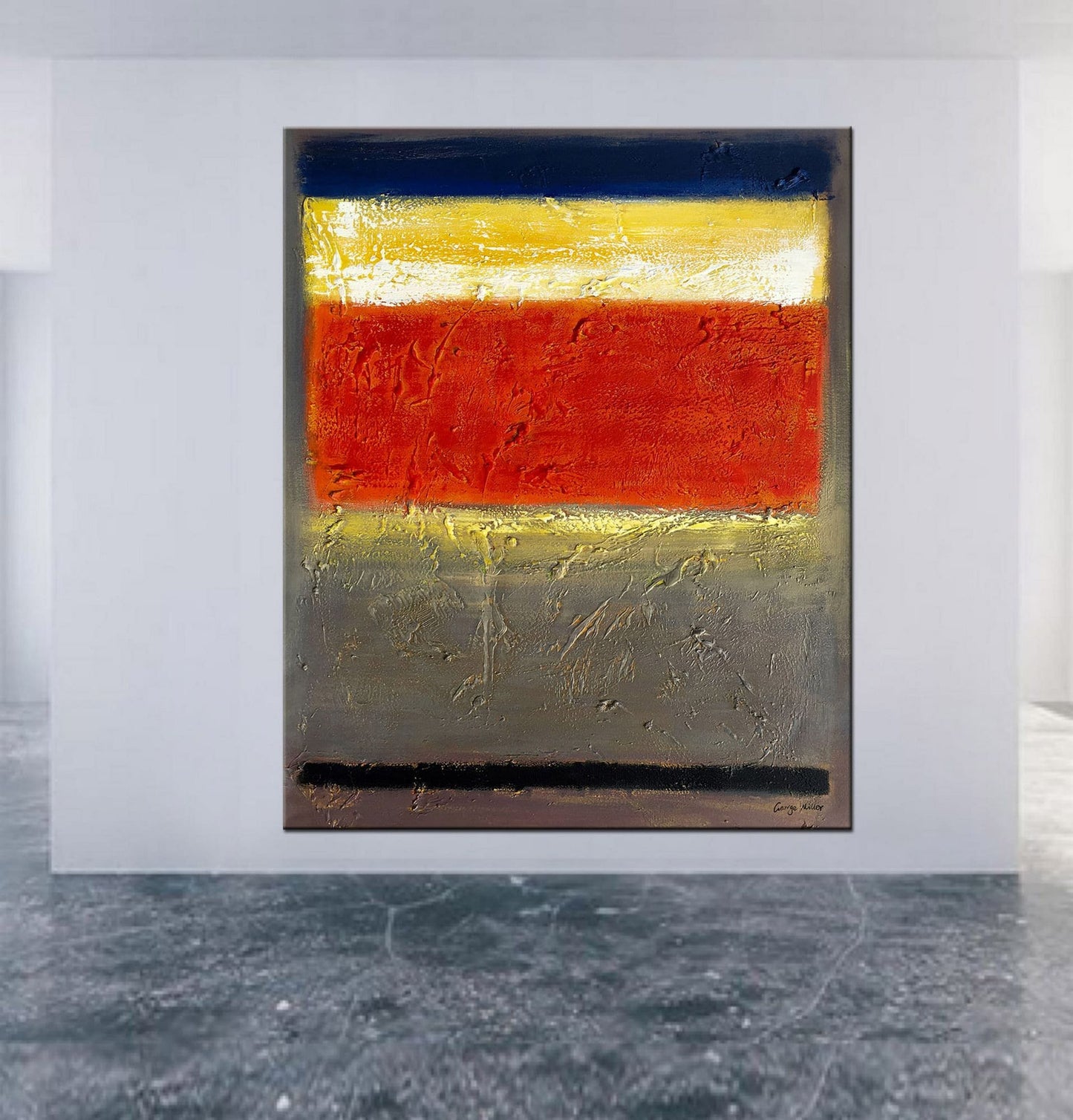 Large Original Abstract Oil Painting, Wall Hanging, Large Art, Contemporary Painting, Abstract Oil Painting, Canvas Art, Powder Room Art