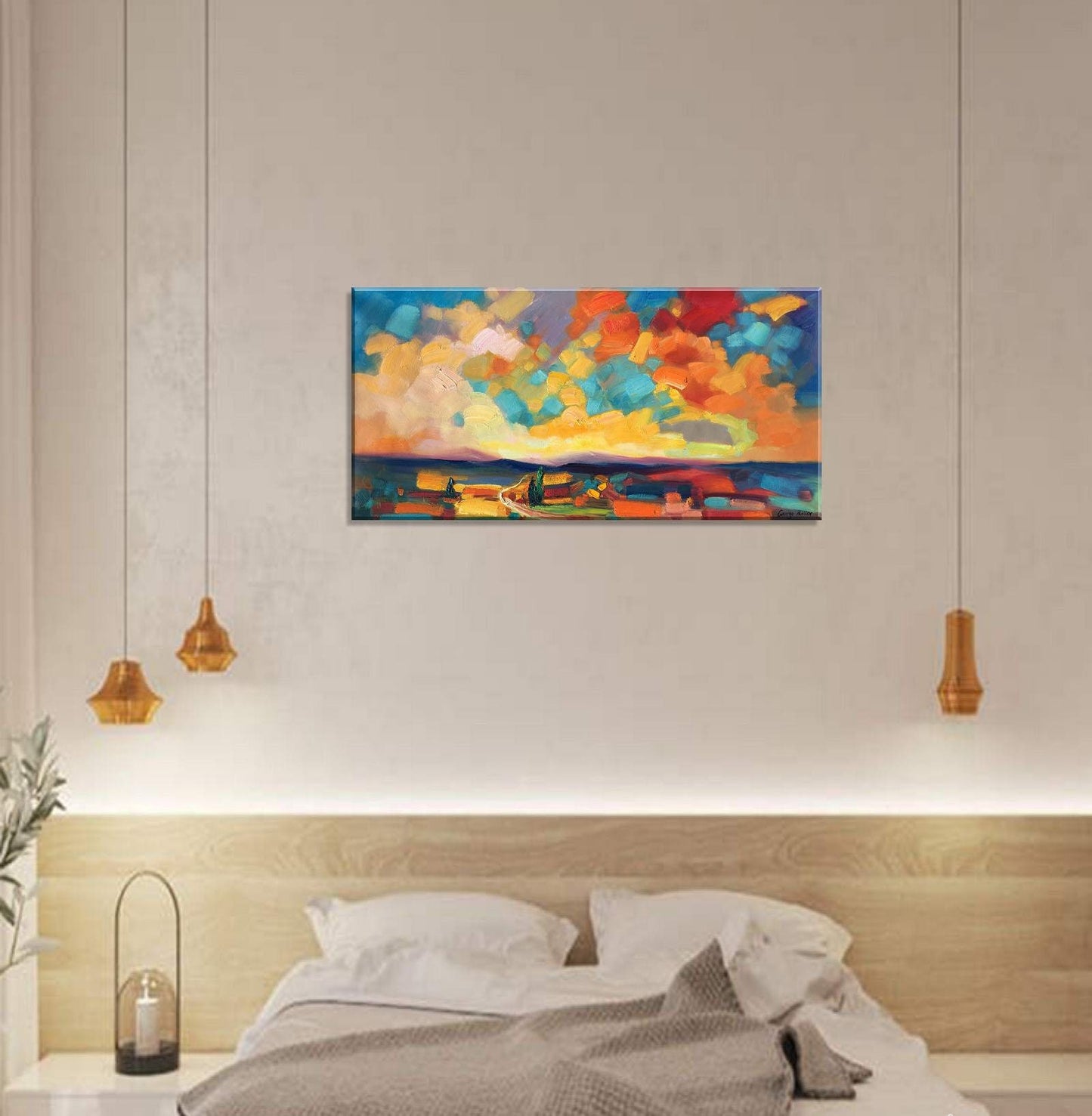 Landscape Painting, Wall Decor, Canvas Painting, Large Canvas Wall Art, Original Abstract Art, Large Oil Painting, Contemporary Painting