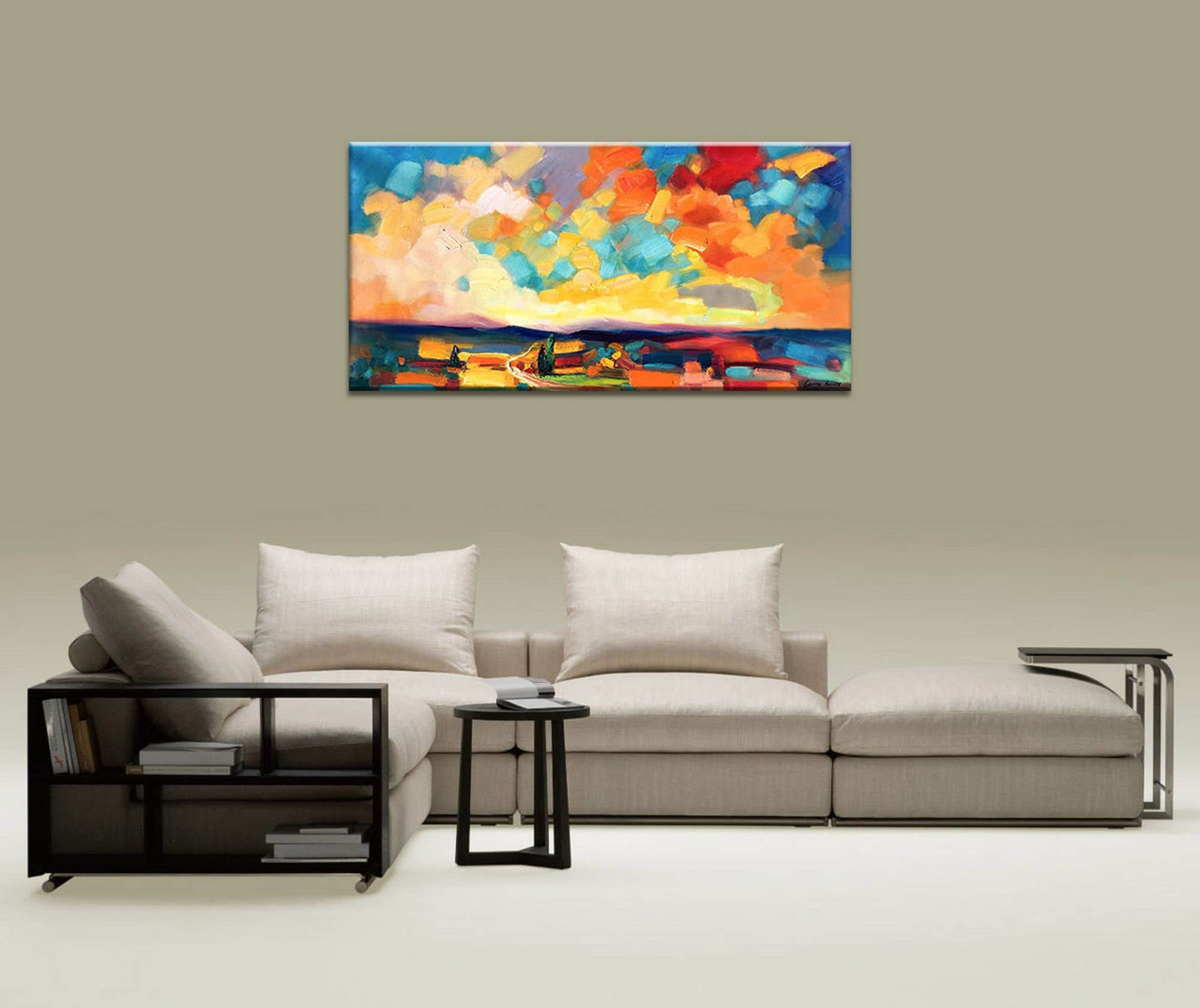 Landscape Painting, Wall Decor, Canvas Painting, Large Canvas Wall Art, Original Abstract Art, Large Oil Painting, Contemporary Painting