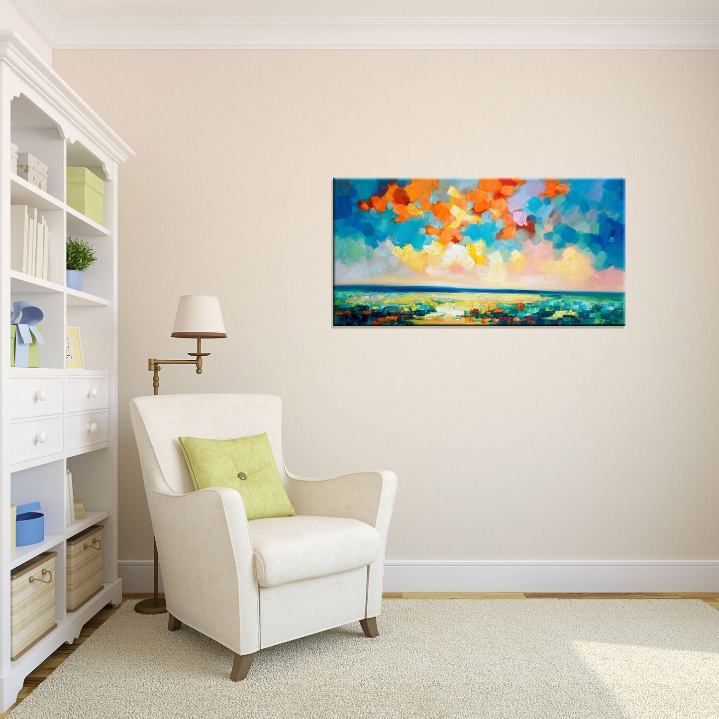 Large Art, Bedroom Art, Abstract Art, Original Artwork, Abstract Landscape Painting, Modern Painting, Abstract Canvas Art, Wall Decor