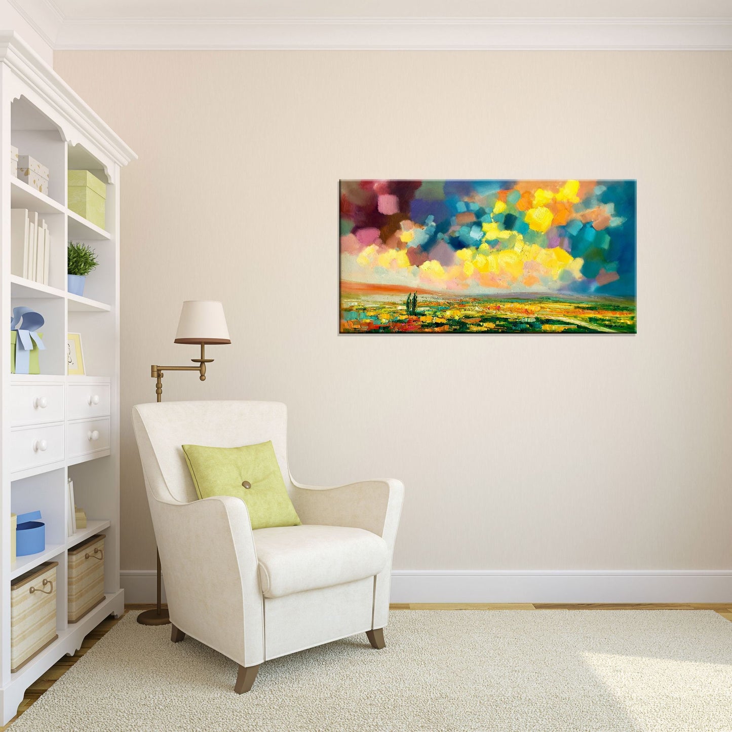 Original Landscape Oil Paintings, Modern Art, Abstract Canvas Art, Large Art, Abstract Painting, Living Room Wall Art, Large Wall Art Canvas