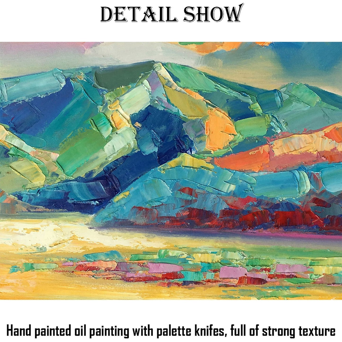Abstract Landscape Oil Painting, Artwork, Paintings On Canvas, Abstract Landscape, Large Painting, Impressionist Art, Texture Painting