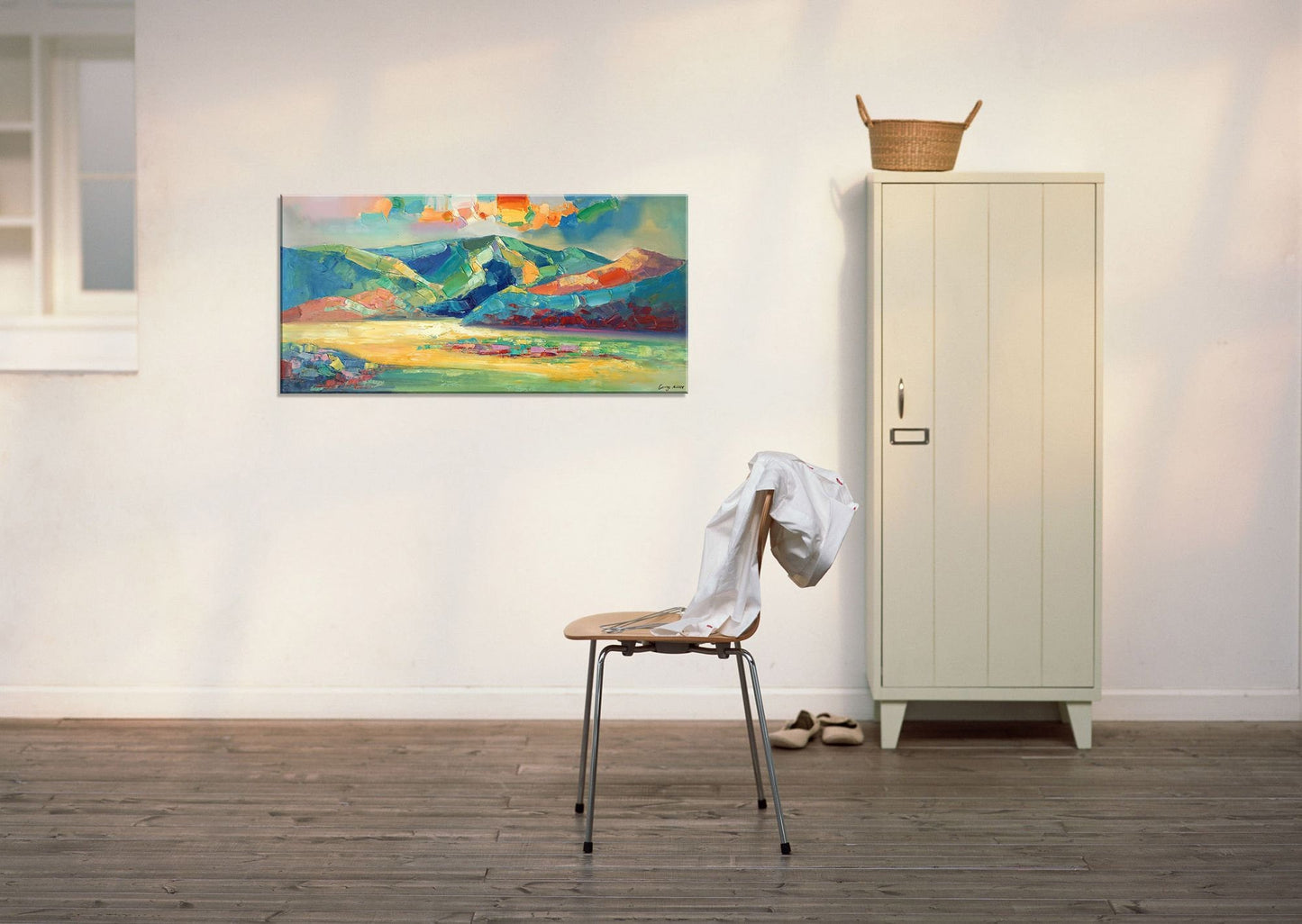 Abstract Landscape Oil Painting, Artwork, Paintings On Canvas, Abstract Landscape, Large Painting, Impressionist Art, Texture Painting