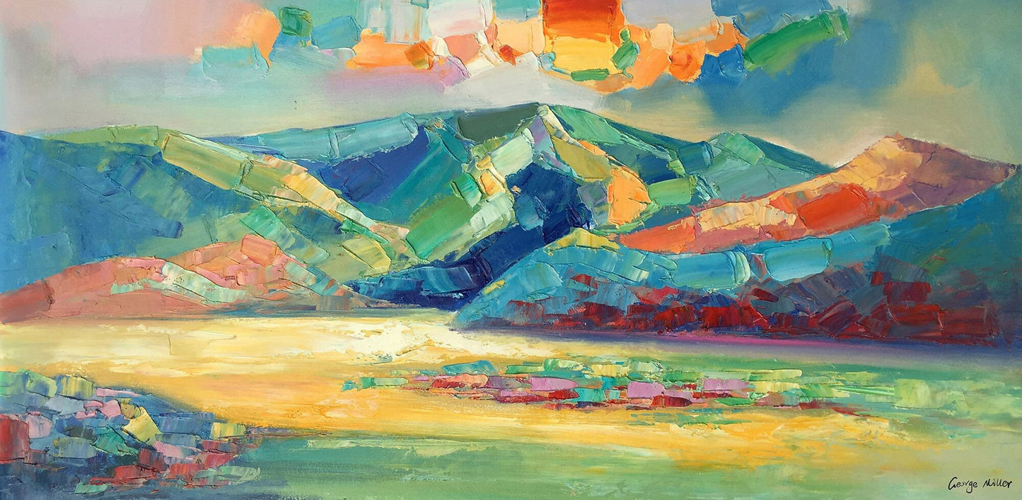 Abstract Landscape Oil Painting, Artwork, Paintings On Canvas, Abstract Landscape, Large Painting, Impressionist Art, Texture Painting