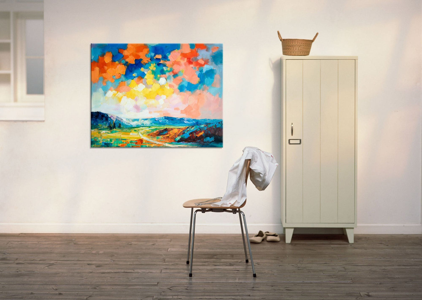 Abstract Oil Painting, Landscape Oil Painting, Large Wall Art, Canvas Art, Decor, Original Oil Painting, Contemporary Art, Large Painting