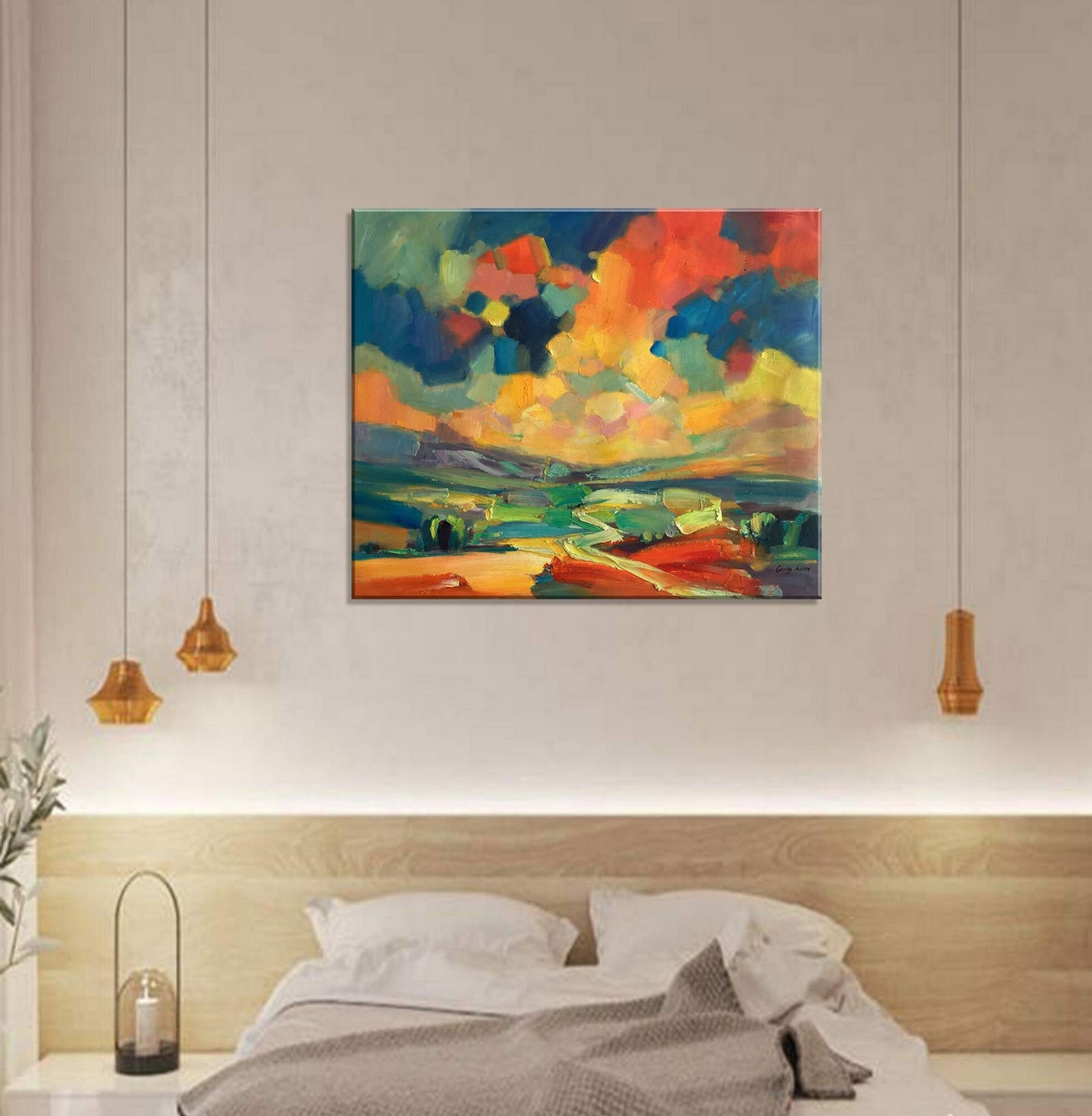 Abstract Oil Painting, Original Abstract Painting, Abstract Canvas Art, Master Bedroom Decor, Modern Wall Art, Large Abstract Painting