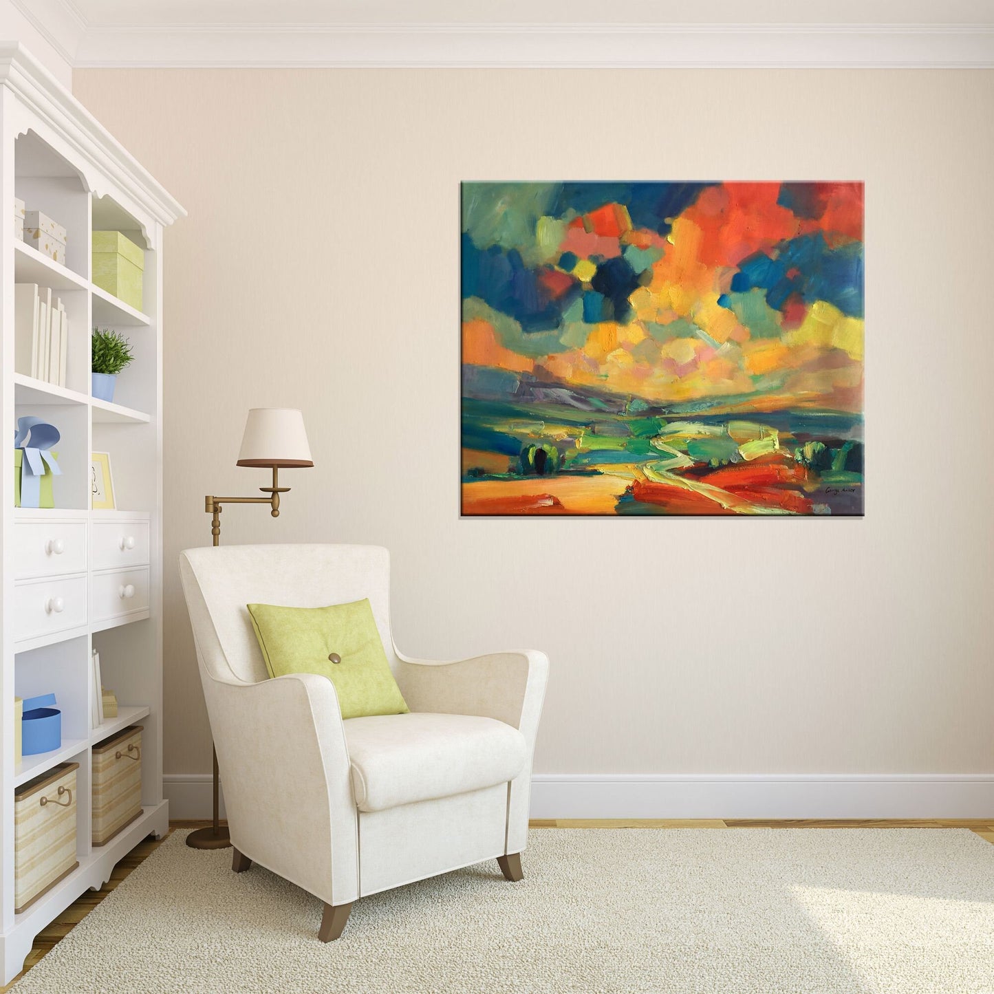Abstract Oil Painting, Original Abstract Painting, Abstract Canvas Art, Master Bedroom Decor, Modern Wall Art, Large Abstract Painting