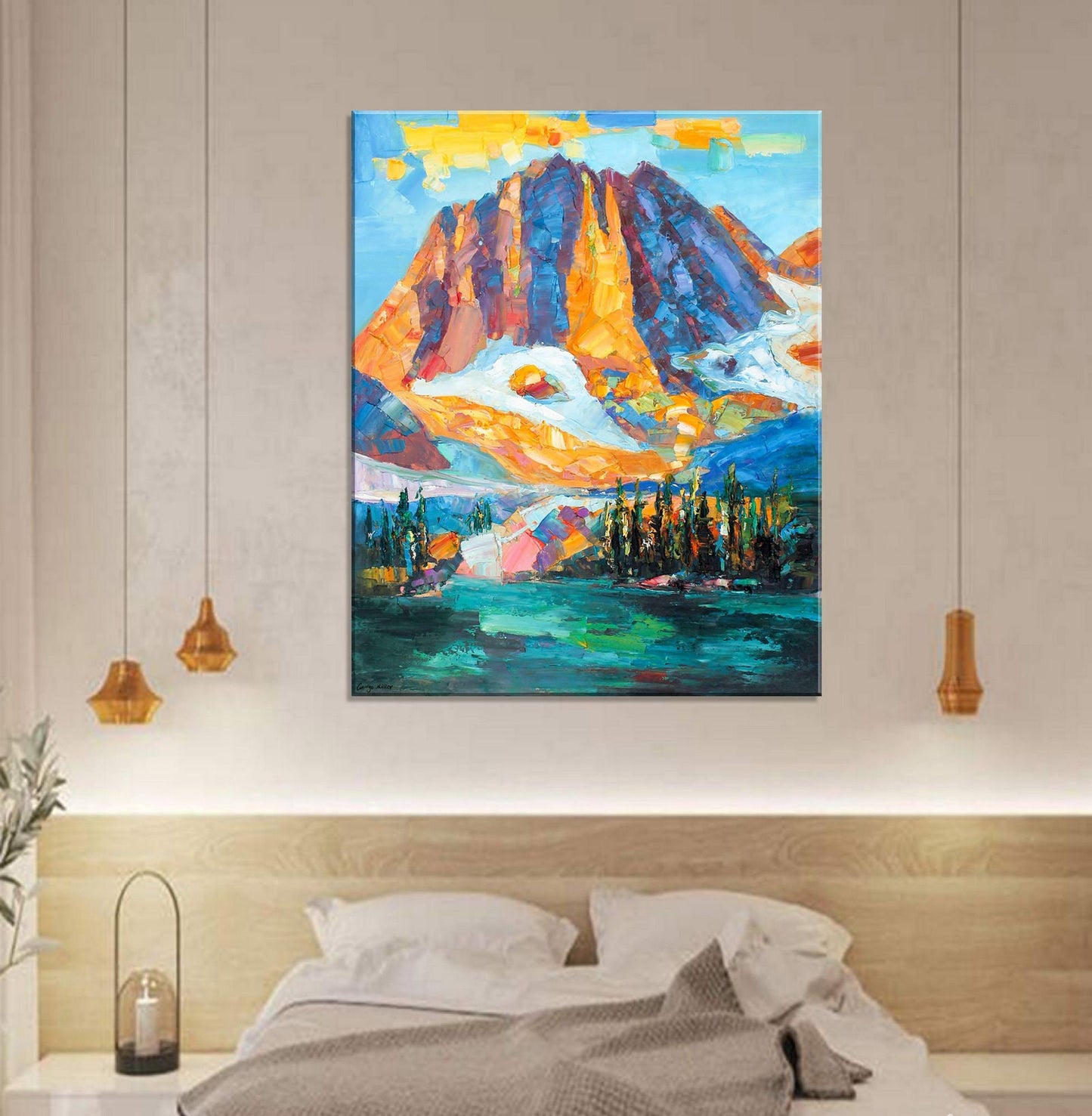 Landscape Oil Painting, Large Wall Art Canvas, Painting Abstract, Large Abstract Art, Original Abstract Painting, Abstract Canvas Painting