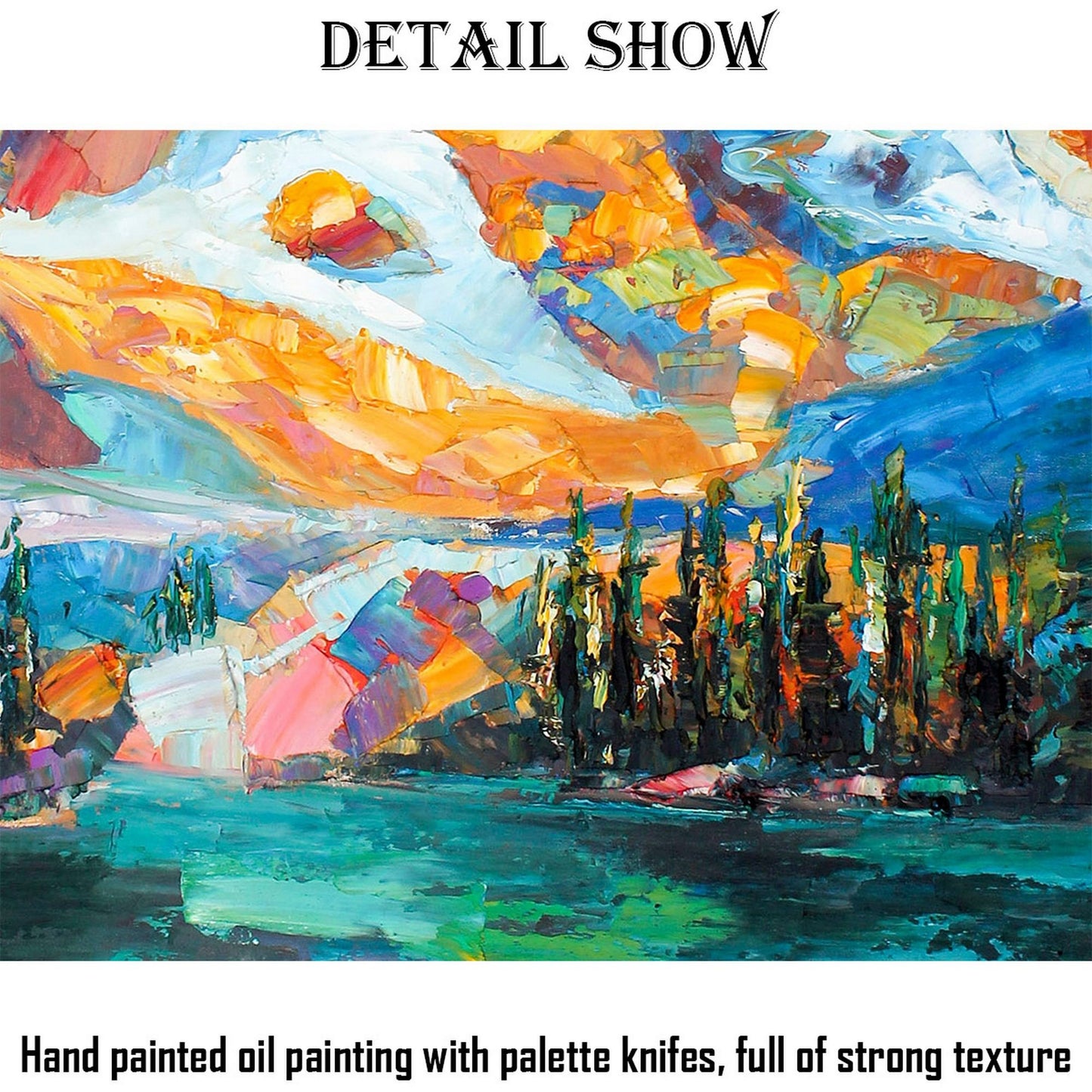 Landscape Oil Painting, Large Wall Art Canvas, Painting Abstract, Large Abstract Art, Original Abstract Painting, Abstract Canvas Painting