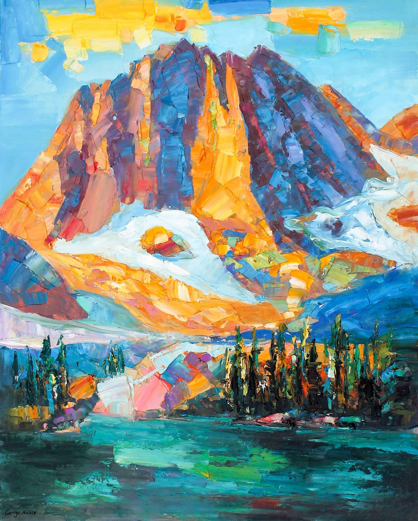 Landscape Oil Painting, Large Wall Art Canvas, Painting Abstract, Large Abstract Art, Original Abstract Painting, Abstract Canvas Painting