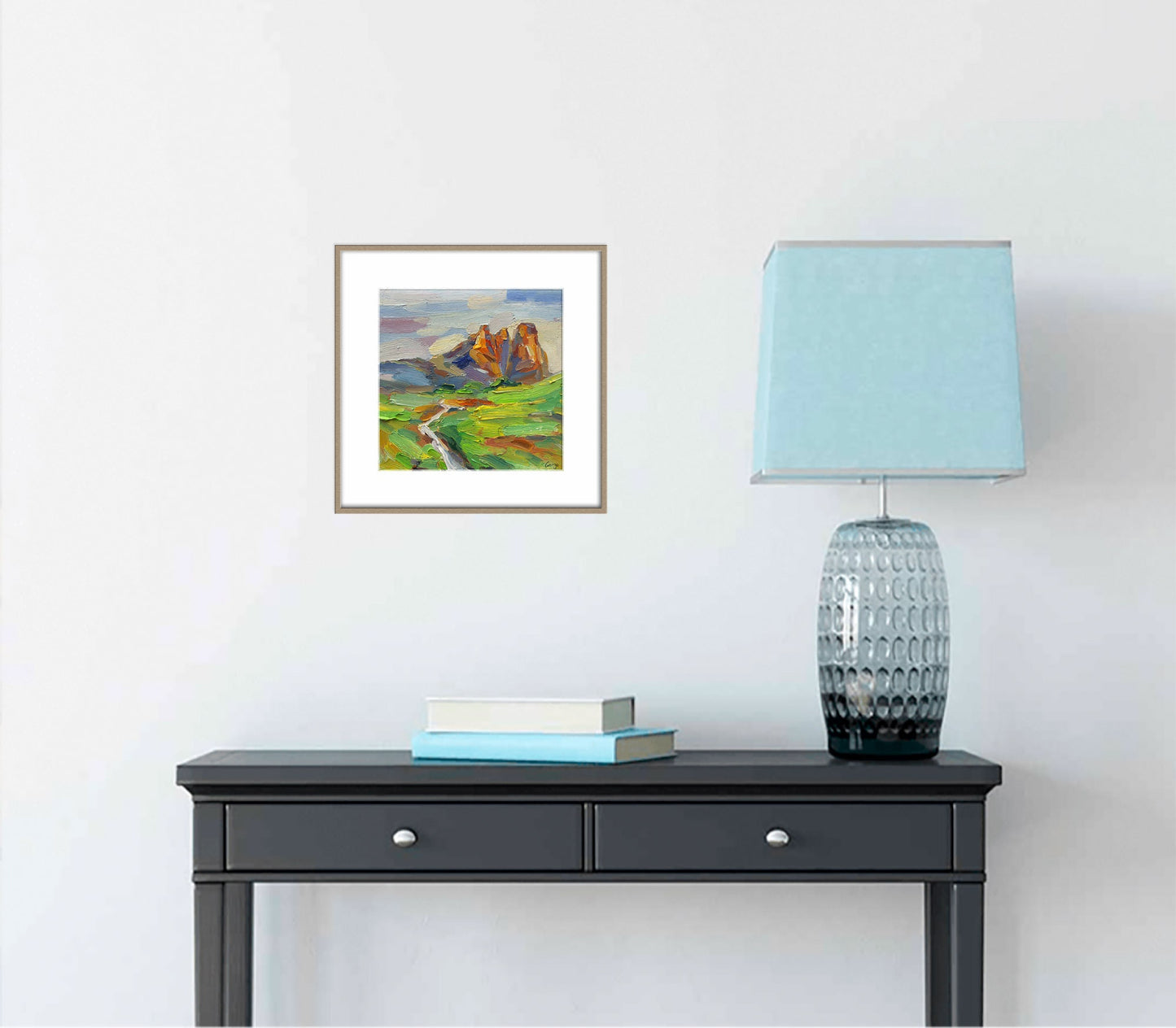 Canvas Painting, Original Artwork, Small Art, Oil Painting Abstract, Modern Painting, Kitchen Art, Wall Decor, Oil Painting Landscape