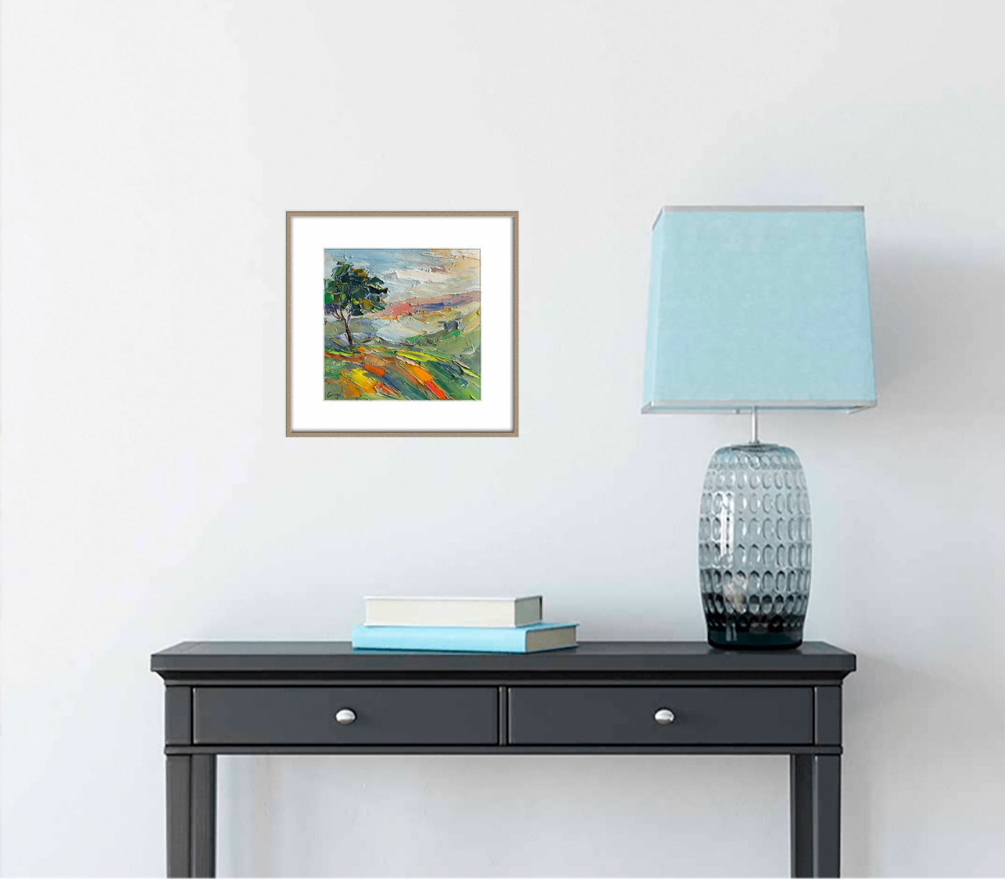 Landscape Oil Painting, Wall Hanging, Living Room Wall Art, Abstract Oil Painting, Original Abstract Art, Contemporary Art, Canvas Art