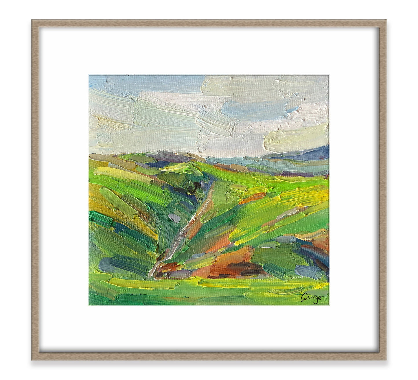 Small Canvas Wall Art, Contemporary Art, Abstract Oil Painting, Abstract Landscape Painting, Original Painting, Abstract Canvas Art, Spring