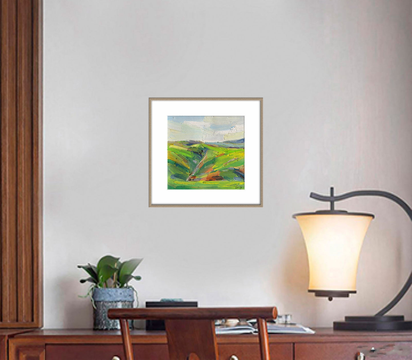 Small Canvas Wall Art, Contemporary Art, Abstract Oil Painting, Abstract Landscape Painting, Original Painting, Abstract Canvas Art, Spring