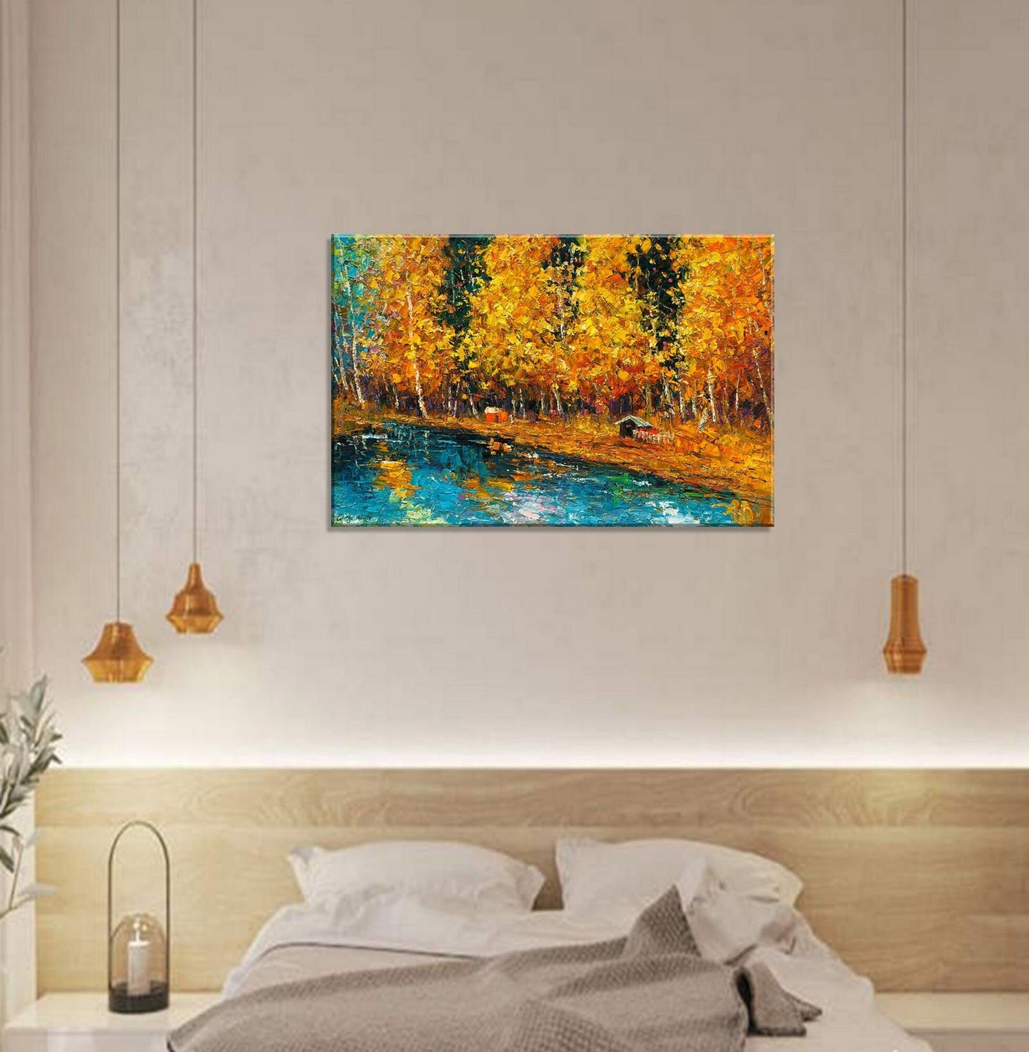 Original Oil Painting Landscape, Large Abstract Painting, Contemporary Art, Canvas Art, Original Artwork, livingroom Decor, Abstract Art