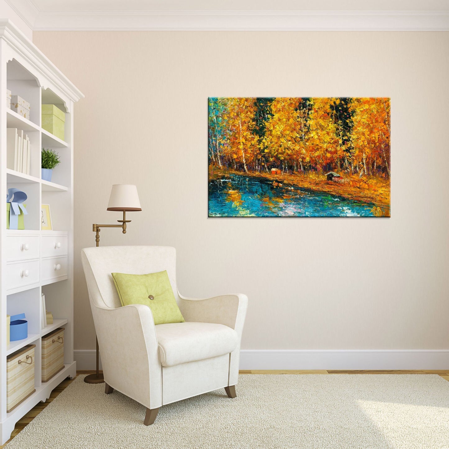 Original Oil Painting Landscape, Large Abstract Painting, Contemporary Art, Canvas Art, Original Artwork, livingroom Decor, Abstract Art