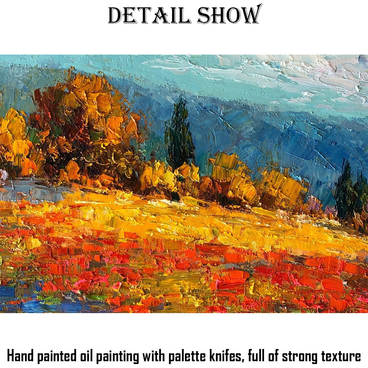 Large Canvas Painting, Abstract Landscape Painting, Abstract Art, Contemporary Art, Abstract Canvas Art, Original Oil Painting, Wall Decor