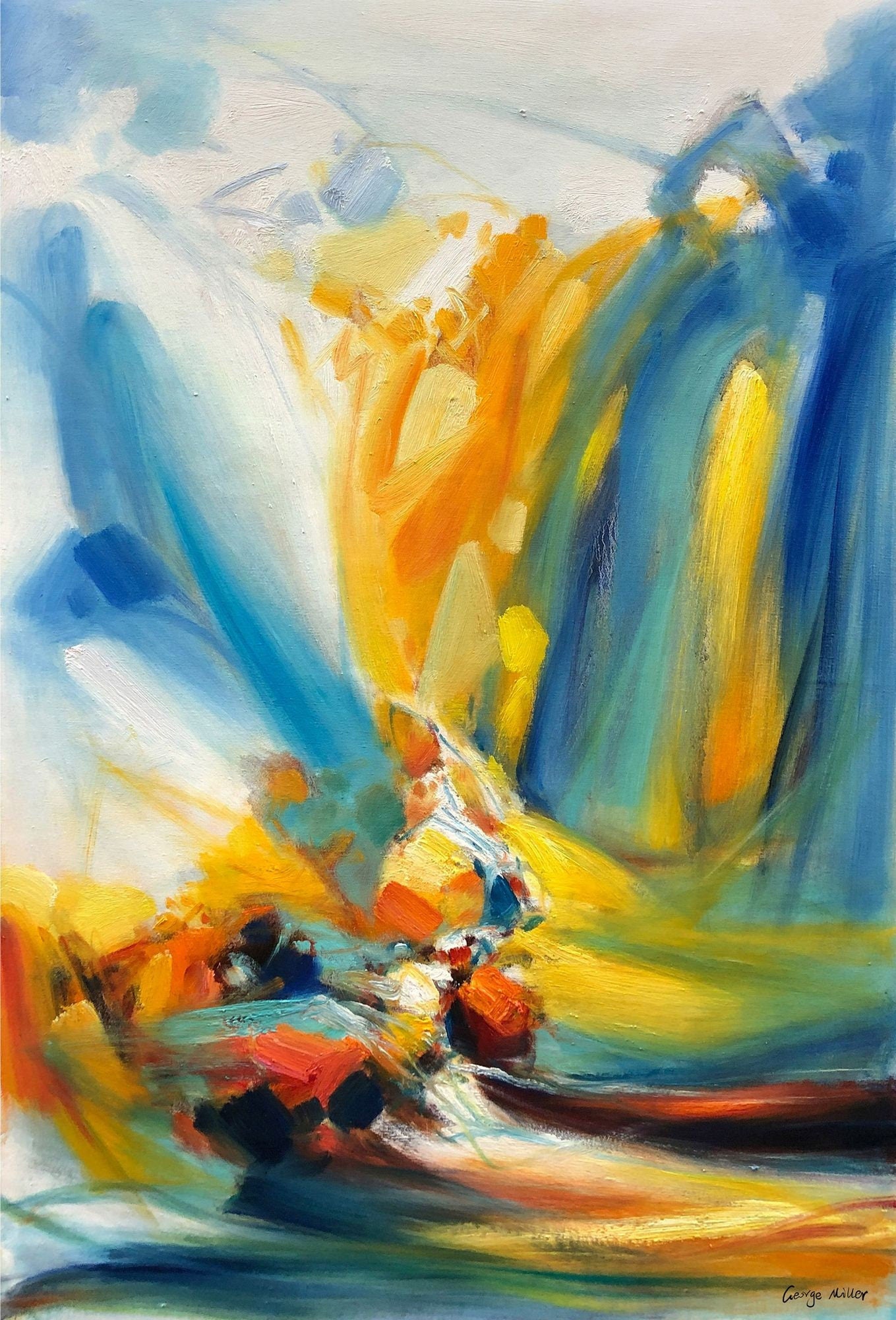Large Art, Large Abstract Art, Large Wall Art, Canvas Painting, Abstract Painting, Abstract Landscape, Large Painting, Large Art Abstract