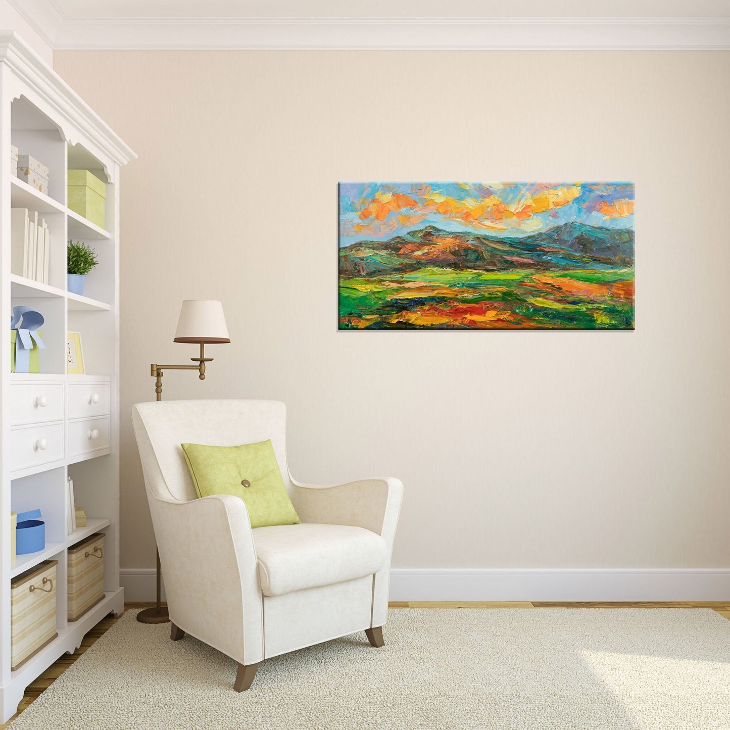 Abstract Painting, Large Wall Art Canvas, Oil Painting Landscape, Contemporary Painting, Wall Decor, Canvas Painting, Original Abstract Art