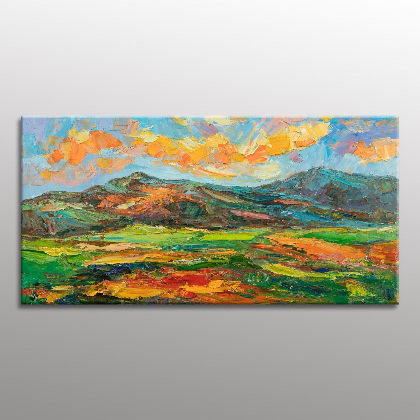 Abstract Painting, Large Wall Art Canvas, Oil Painting Landscape, Contemporary Painting, Wall Decor, Canvas Painting, Original Abstract Art