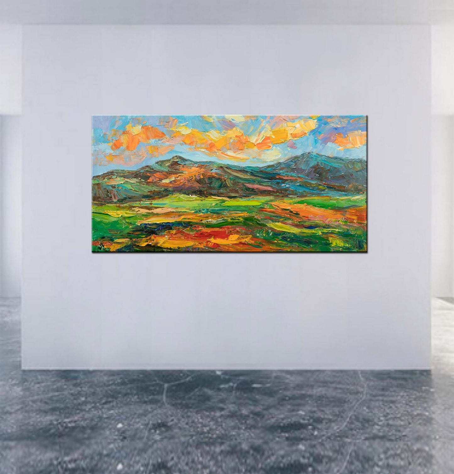 Abstract Painting, Large Wall Art Canvas, Oil Painting Landscape, Contemporary Painting, Wall Decor, Canvas Painting, Original Abstract Art
