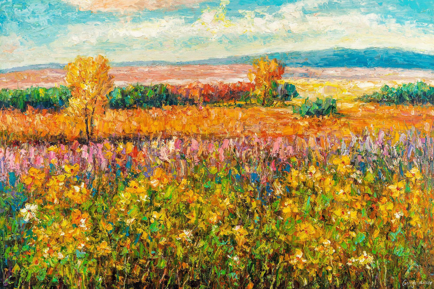 Large Original Oil Painting, Modern Painting, Oil Painting Landscape, Canvas Wall Decor, Canvas Art, Large Art, Kitchen Decor, Abstract Art