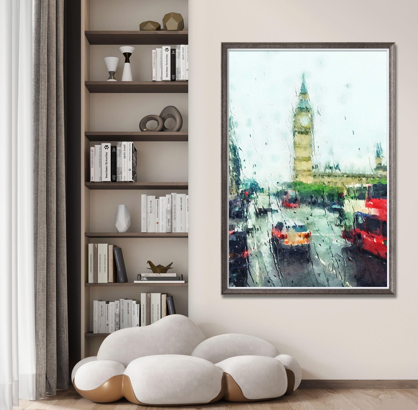 Prints Wall Art , London in the rain, Wall Art Prints, Abstract Wall Art, Art Print, Artwork, Modern Art Painting, Original Art Prints
