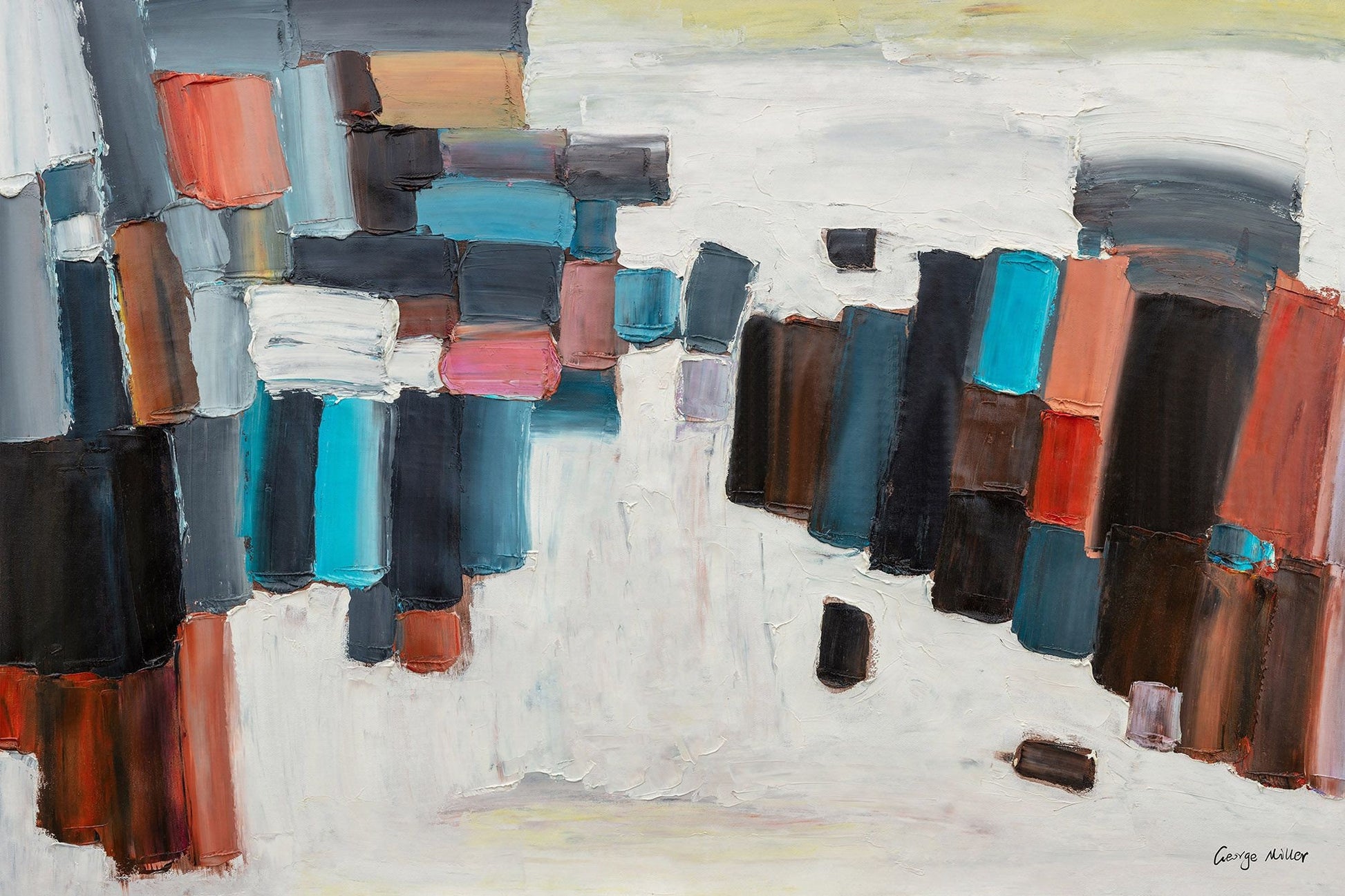 Abstract Art, Large Oil Painting, Contemporary Wall Art, Original Painting, Abstract Canvas Painting, Canvas Art, Black and White Abstract