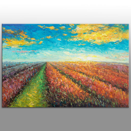 Art Painting, Landscape Painting, Oil Painting, Canvas Art, Large Canvas Painting, Large Canvas Wall Art, Oil Painting Framed, Original Art