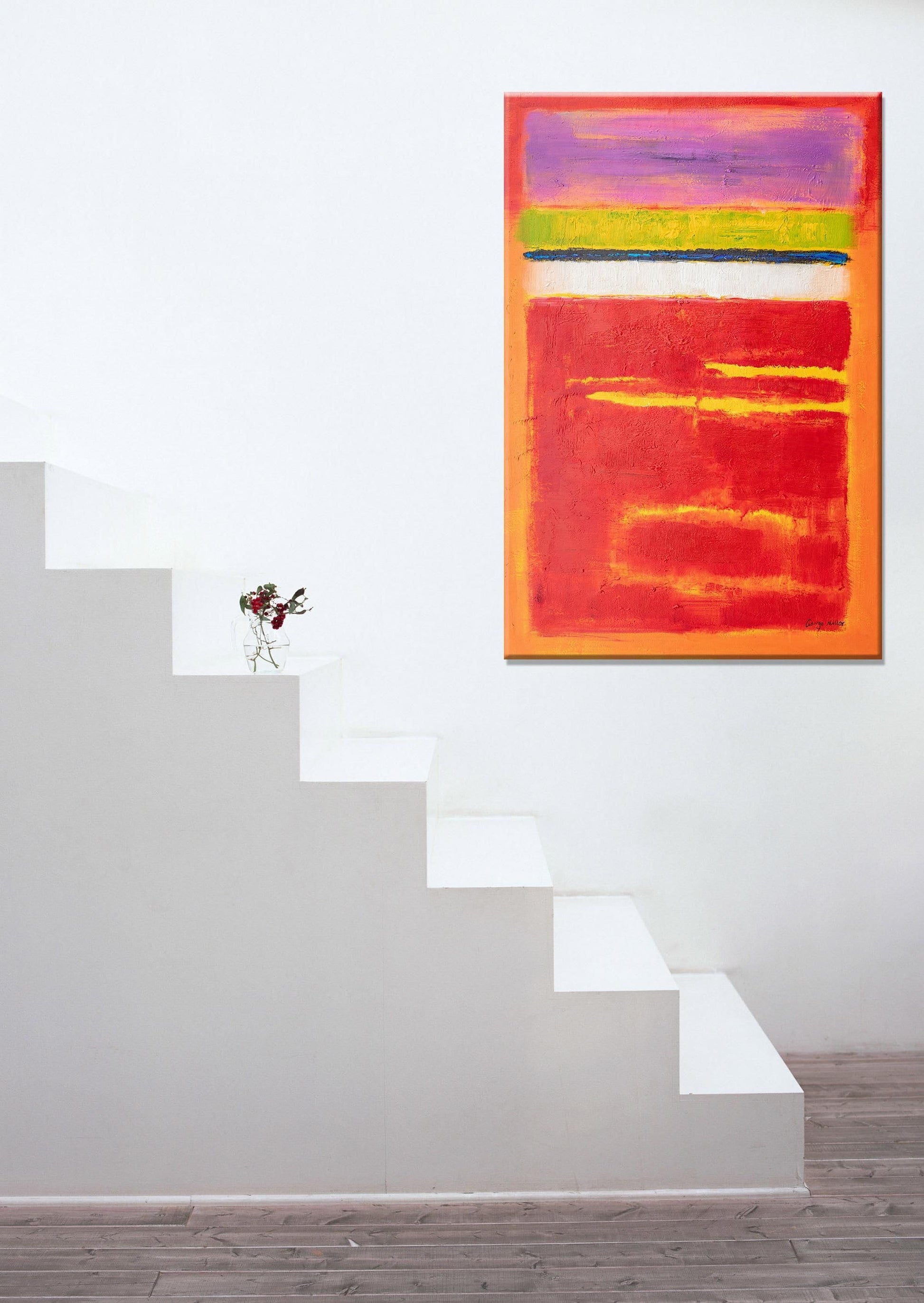 Abstract Painting, Large Canvas Art, Contemporary Art, Rustic Living Room Decor, Original Art, Wall Decor, Abstract Canvas Painting, Large