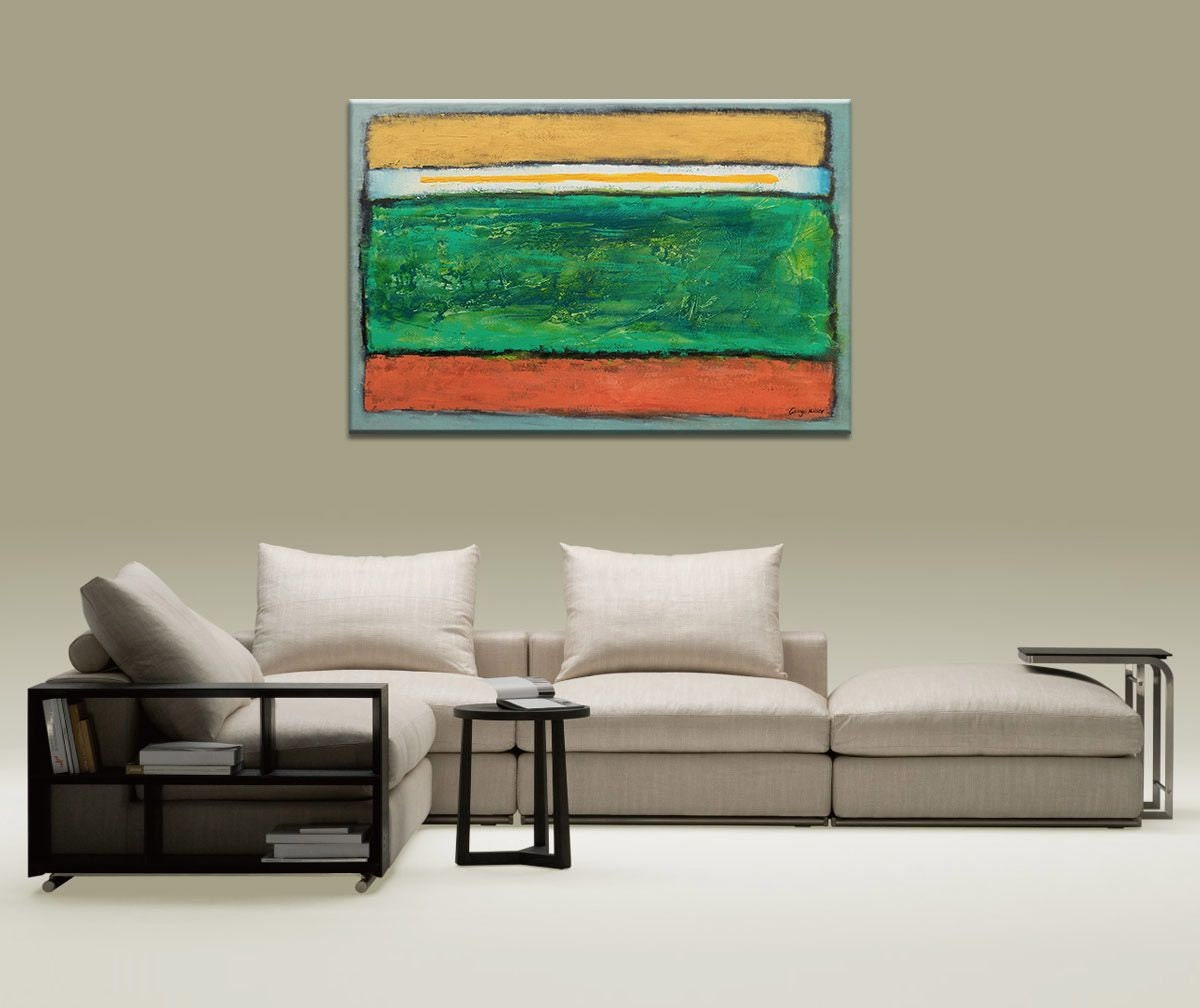 Abstract Painting, Modern Painting, Abstract Canvas Art, Large Wall Art, Large Abstract Art, Painting Abstract, Original Oil Painting Green