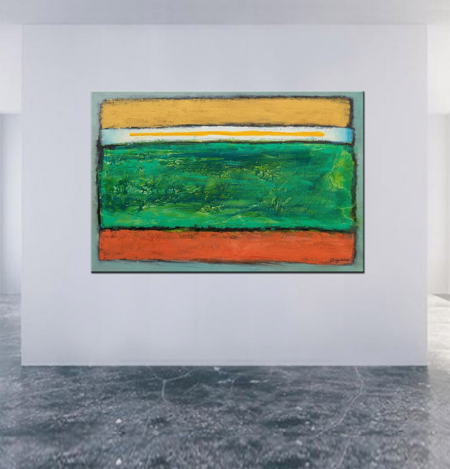 Abstract Painting, Modern Painting, Abstract Canvas Art, Large Wall Art, Large Abstract Art, Painting Abstract, Original Oil Painting Green