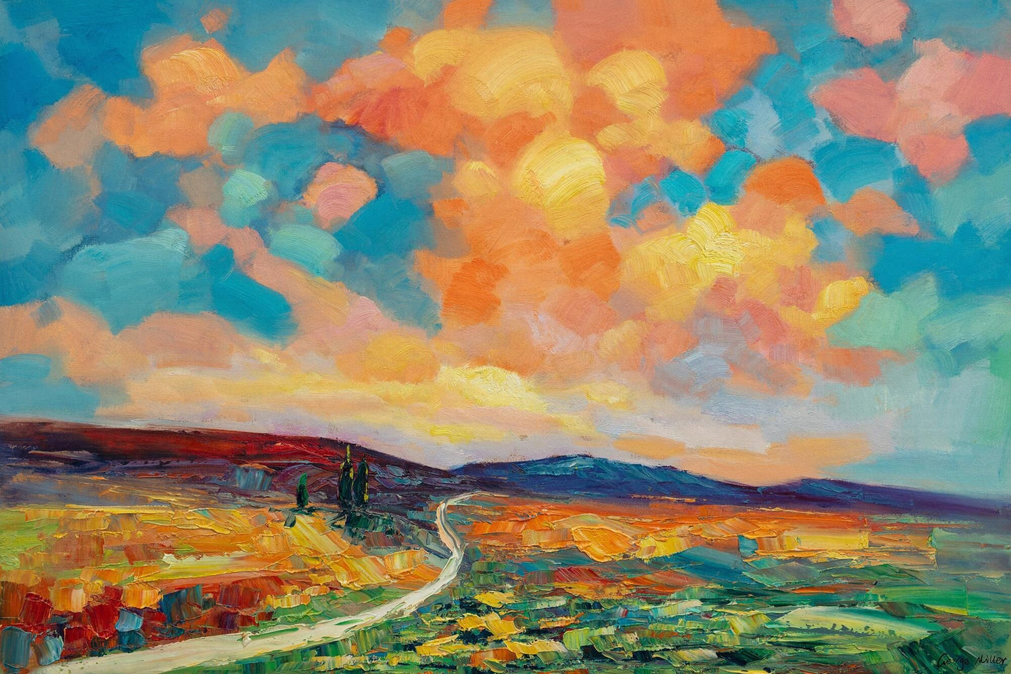 Abstract Painting, Abstract Canvas Painting, Wall Art, Oil Painting Original, Contemporary Art, Large Abstract Art, Landscape Painting Large