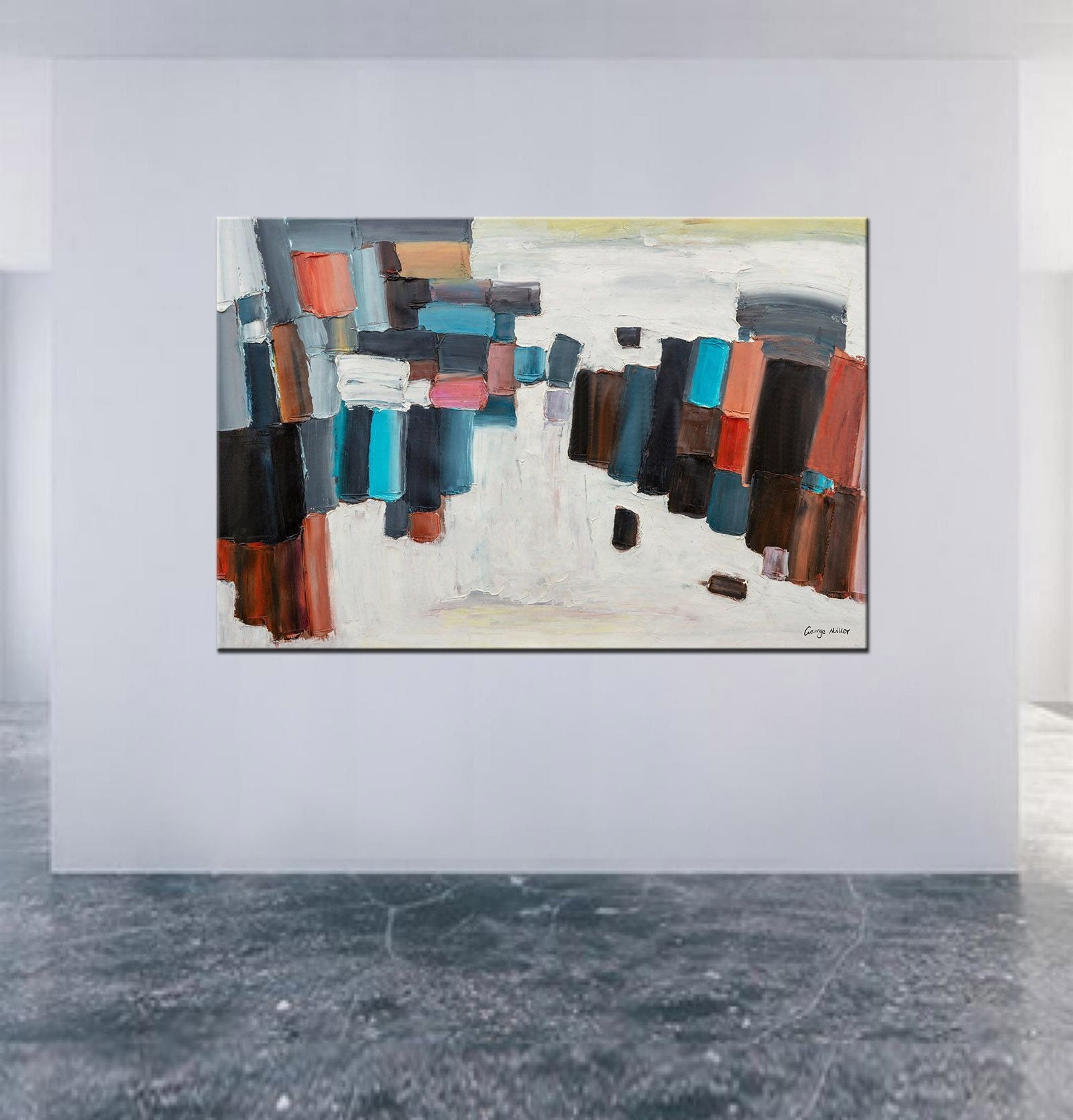 Abstract Art, Large Oil Painting, Contemporary Wall Art, Original Painting, Abstract Canvas Painting, Canvas Art, Black and White Abstract