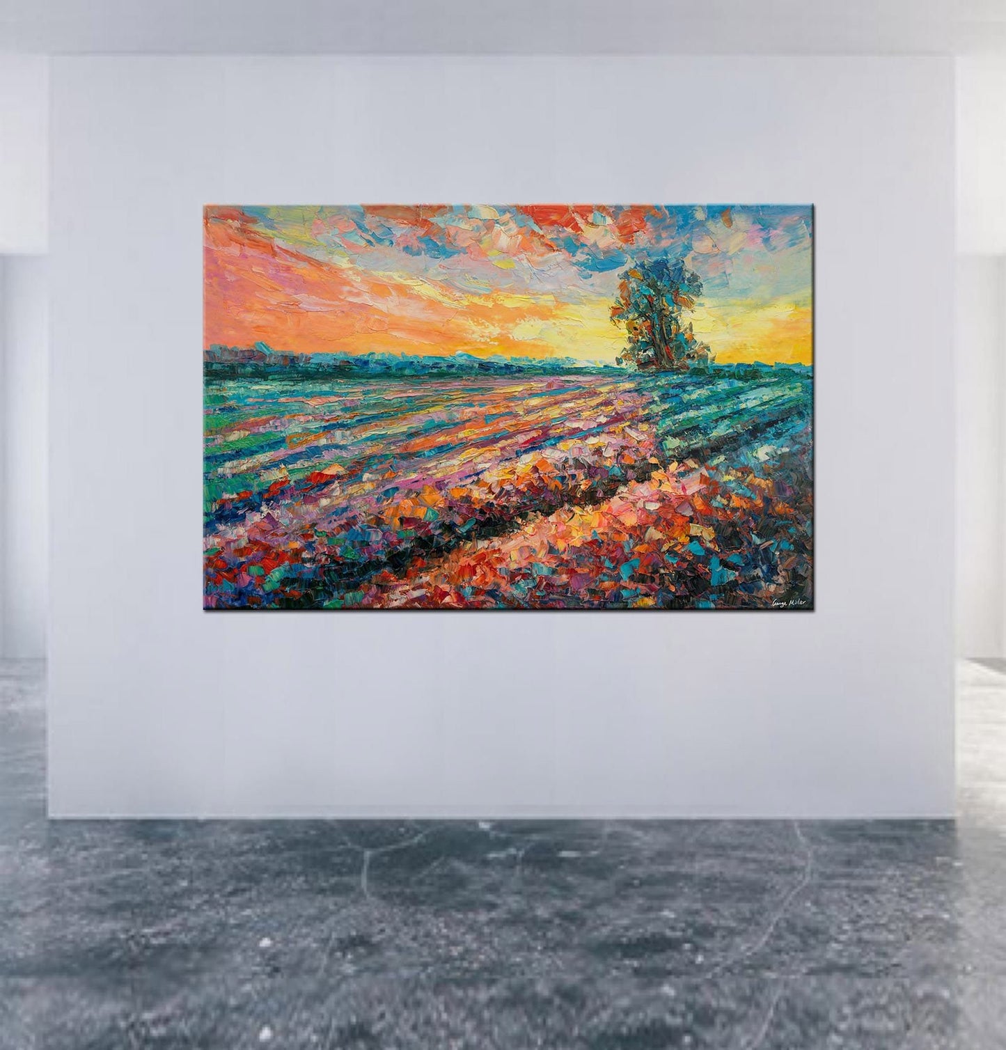 Abstract Painting, Oil Painting, Modern Art, Canvas Wall Art, Abstract Canvas Art, Original Artwork, Large Art, Abstract Landscape Painting