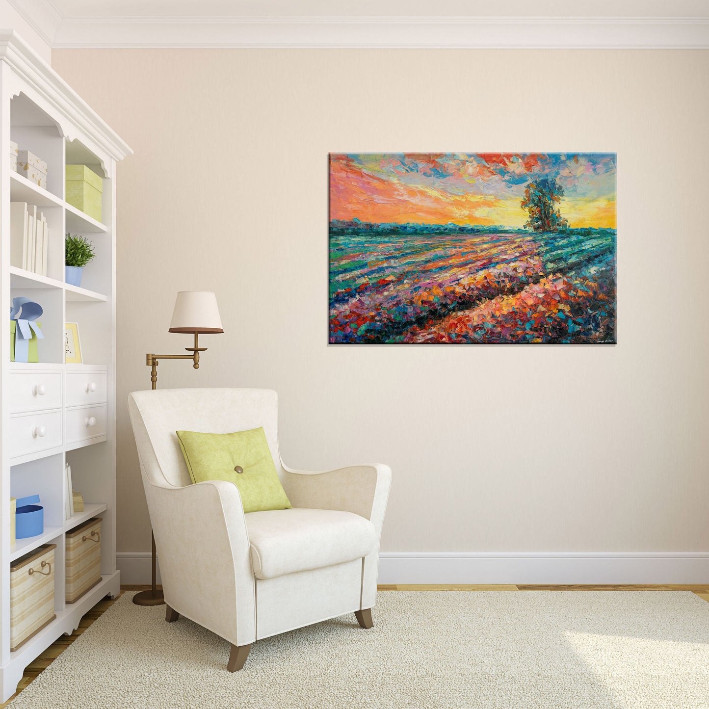 Abstract Painting, Oil Painting, Modern Art, Canvas Wall Art, Abstract Canvas Art, Original Artwork, Large Art, Abstract Landscape Painting