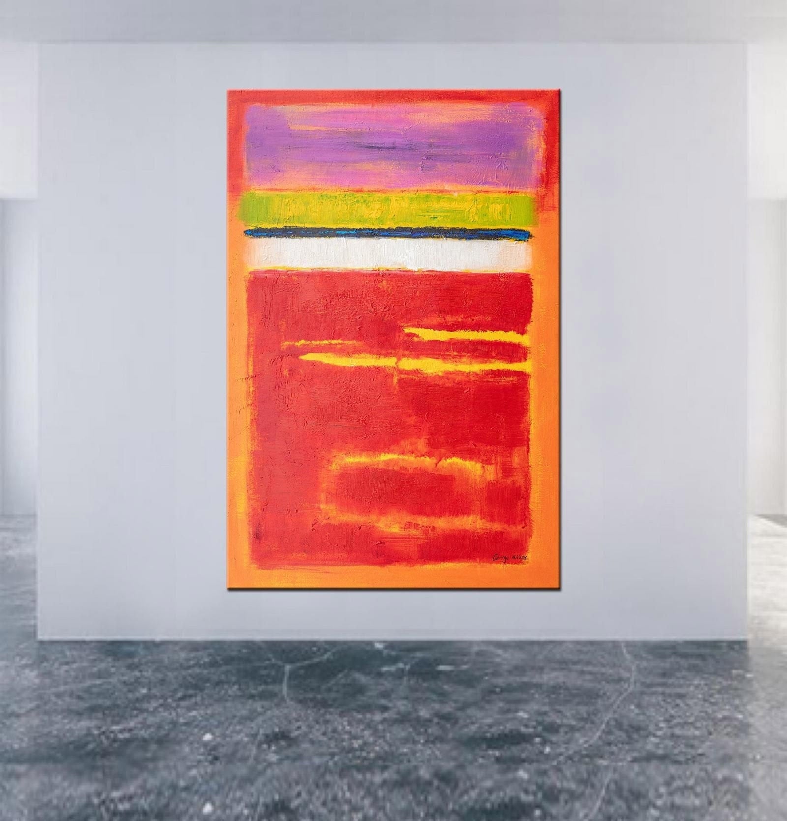 Abstract Painting, Large Canvas Art, Contemporary Art, Rustic Living Room Decor, Original Art, Wall Decor, Abstract Canvas Painting, Large