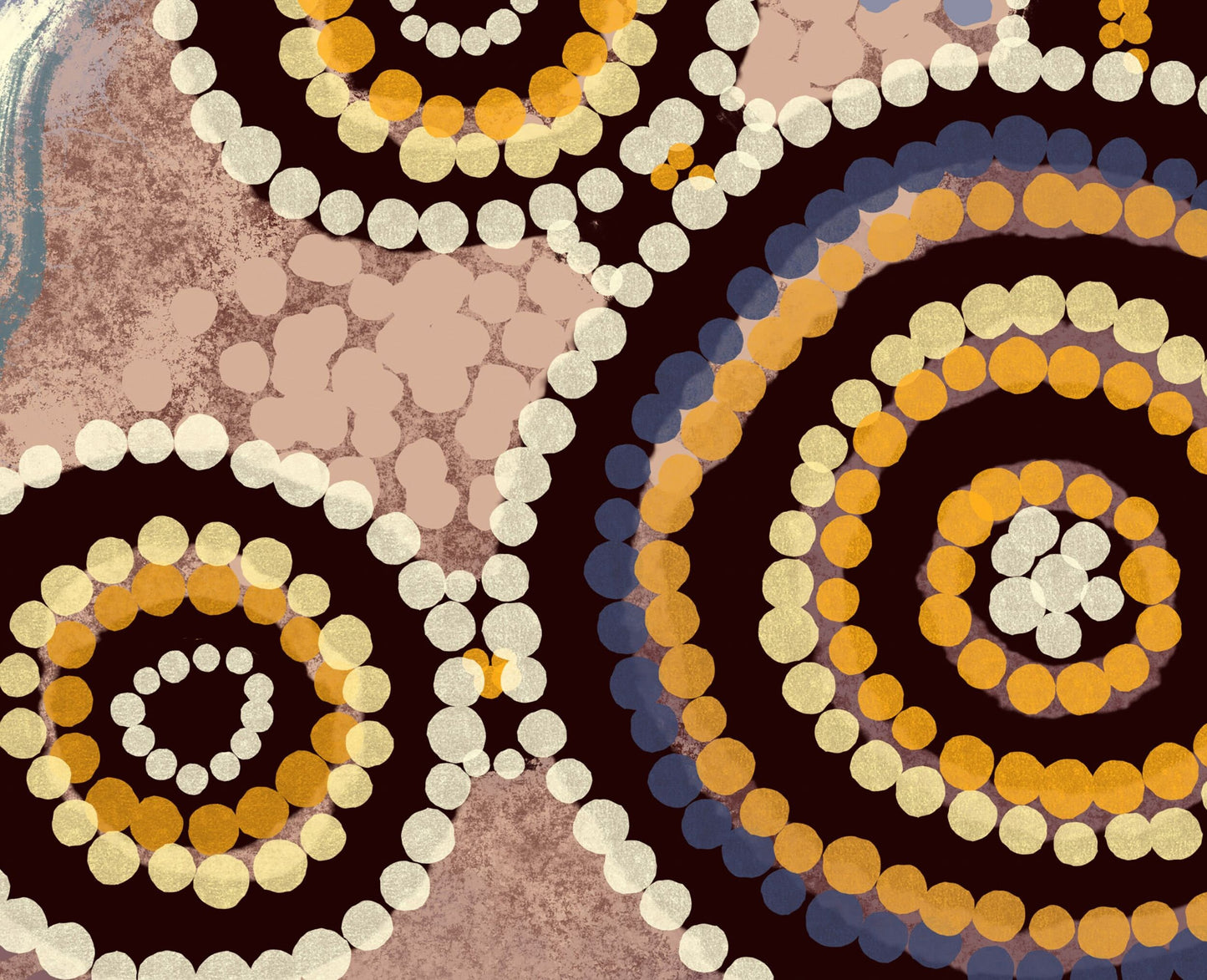 Giclée Print Australian Aboriginal Art, Prints, Wall Art, Abstract Art, Art Poster, Artwork, Modern Wall Art, Original Watercolor Painting