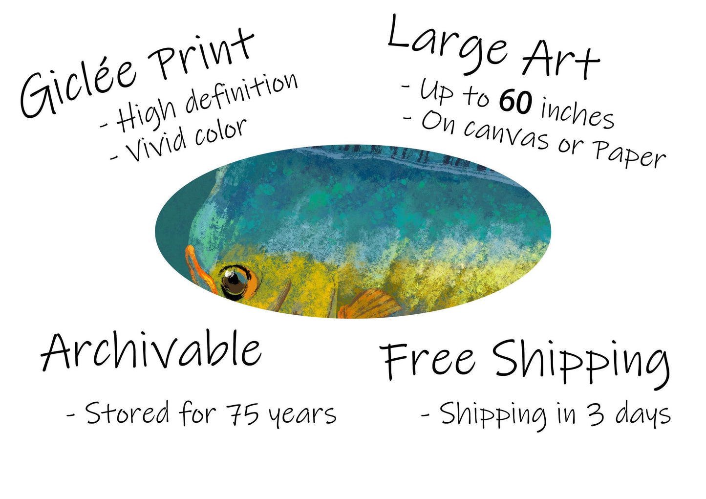 Mahi Mahi Print, Watercolor Print, Wall Art Prints, Abstract Wall Art, Art Painting, Artwork, Modern Wall Decor, Original Art Prints