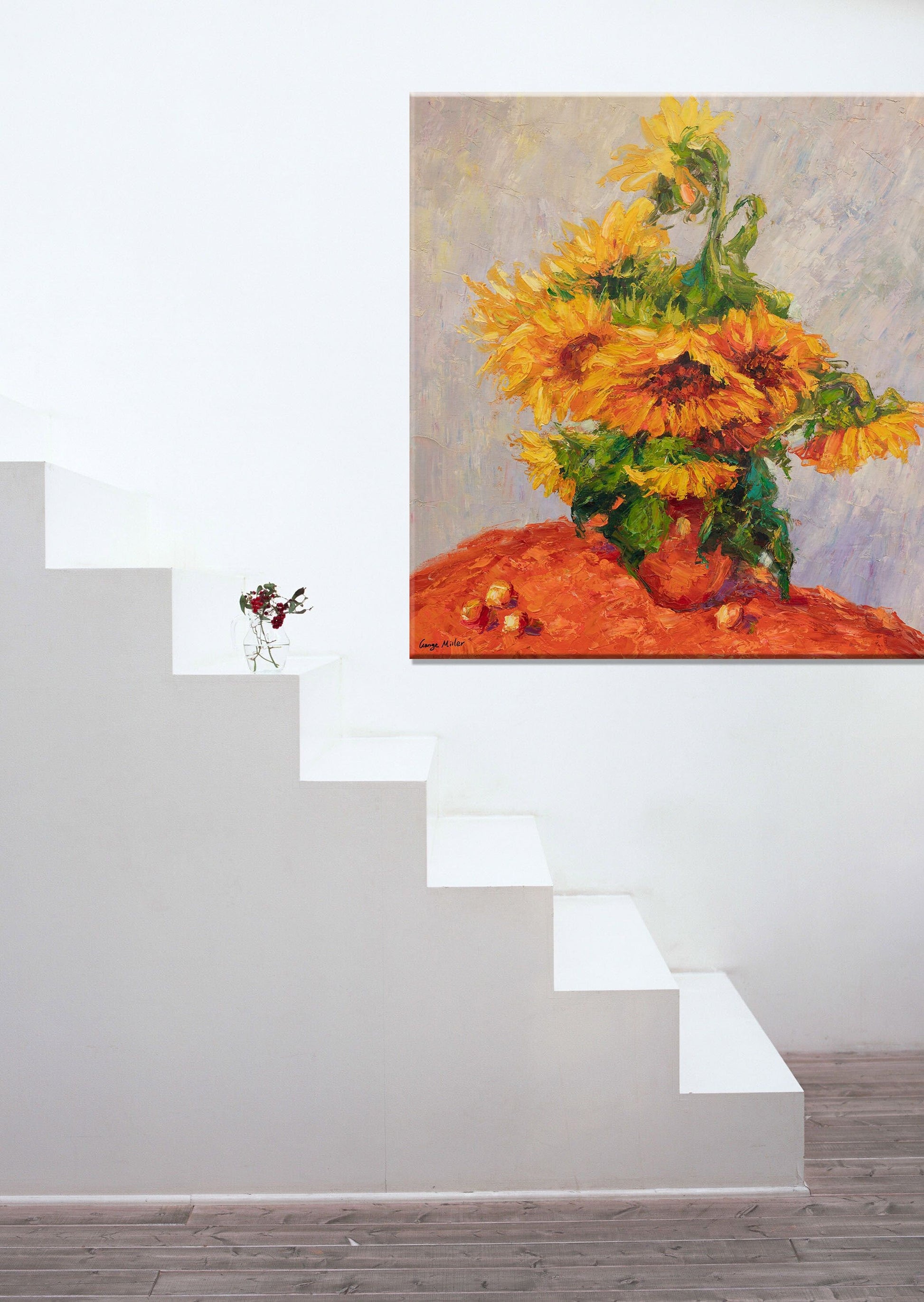 Large Flower Painting, Abstract Canvas Painting, Contemporary Painting, Family Wall Decor, Abstract Flower Painting, Large Canvas Painting