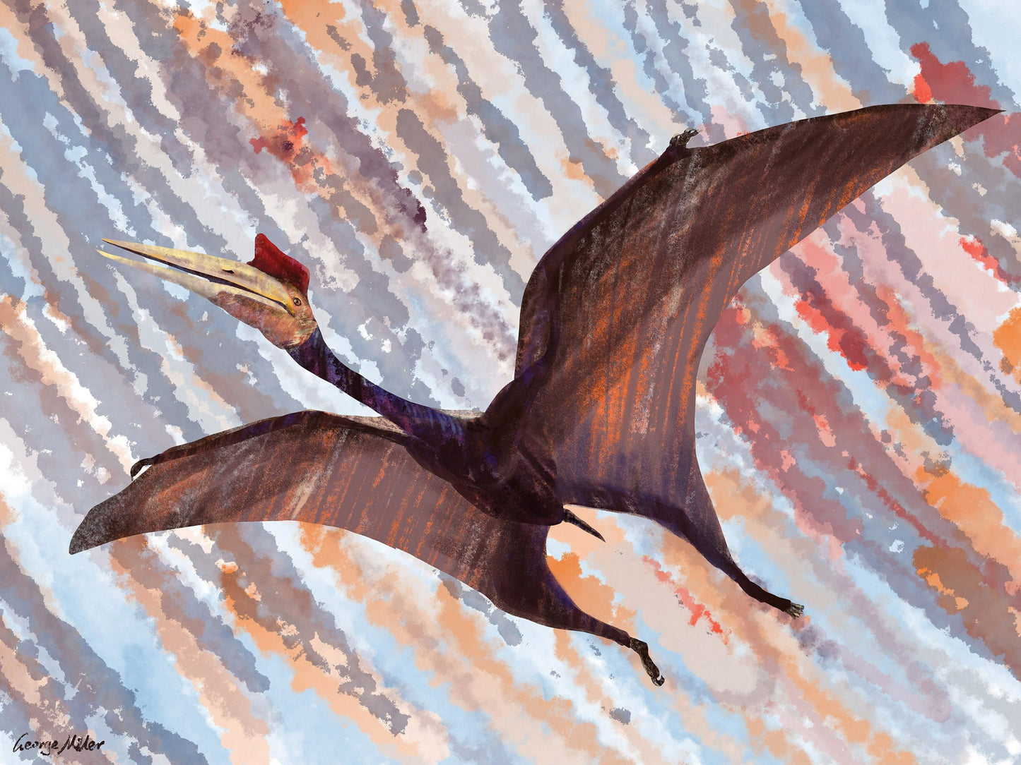 Pterosaur Prints Art, Dinosaurs Print, Wall Décor Dorm, Abstract Artwork, Art Prints, Artwork Original, Modern Art, Original Art Abstract