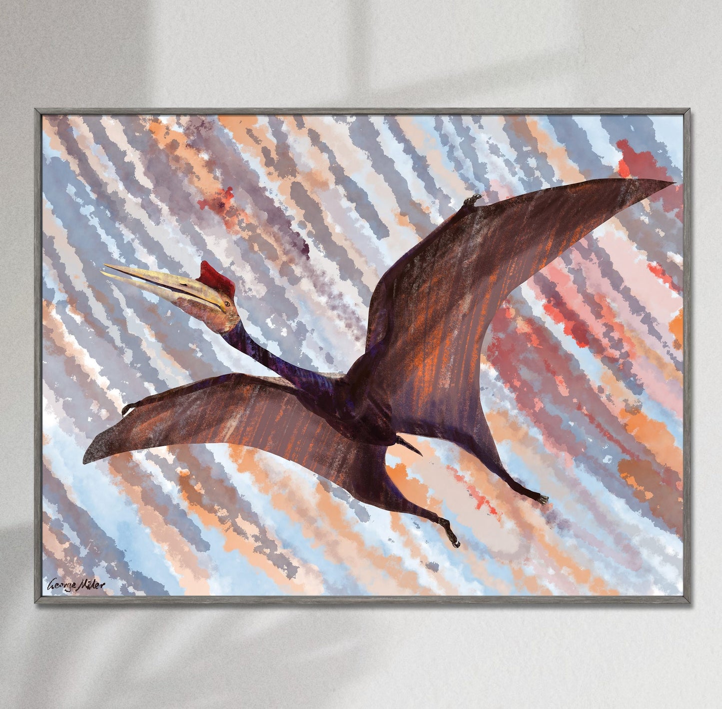 Pterosaur Prints Art, Dinosaurs Print, Wall Décor Dorm, Abstract Artwork, Art Prints, Artwork Original, Modern Art, Original Art Abstract